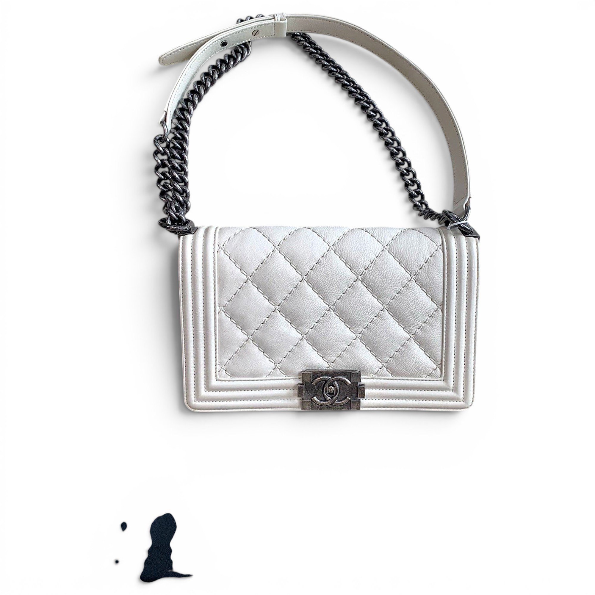 Boy leather crossbody bag