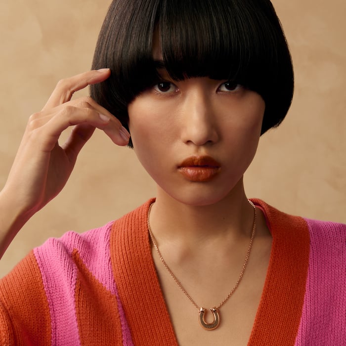 Étoupe Jockette Necklace, Small Model