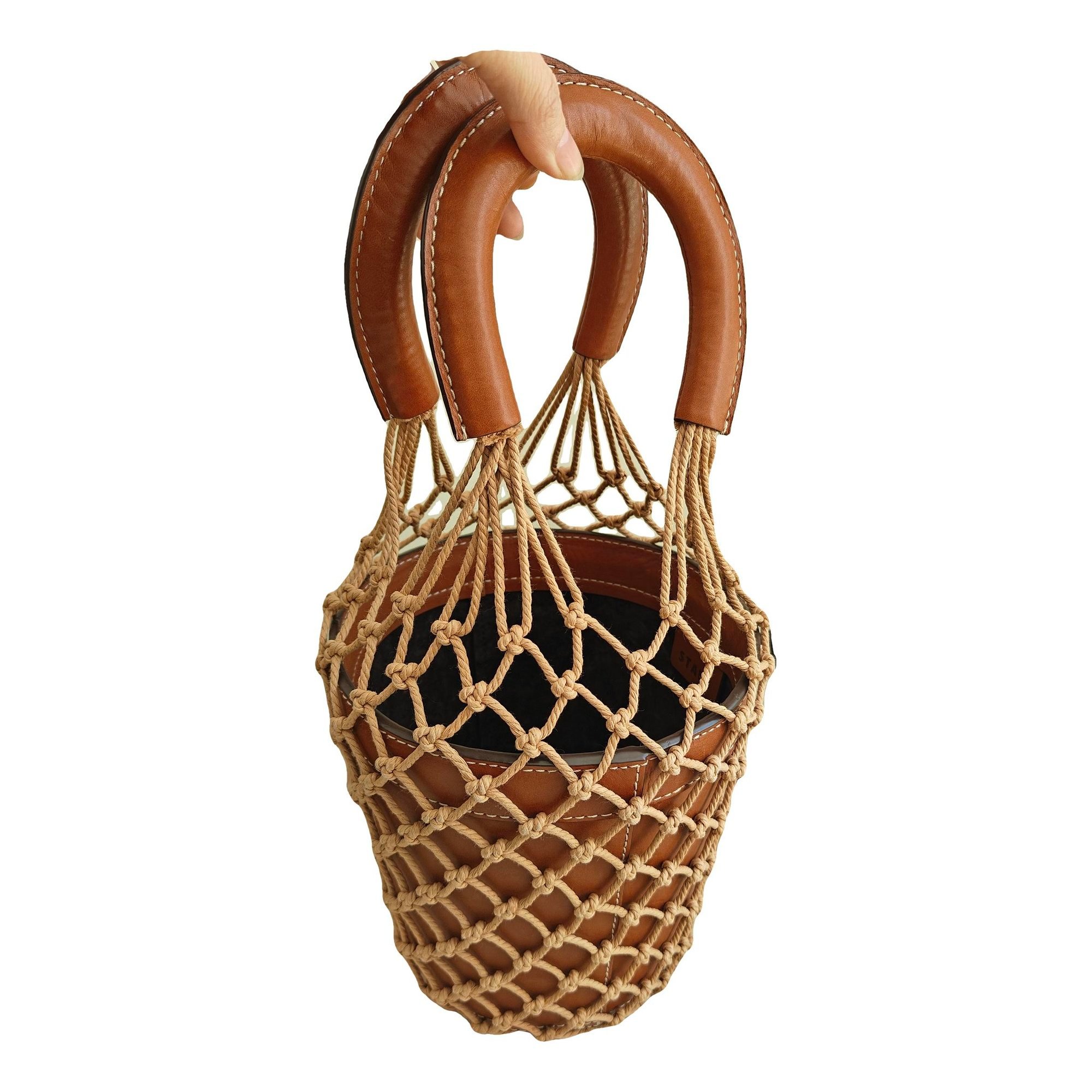Moreau leather handbag