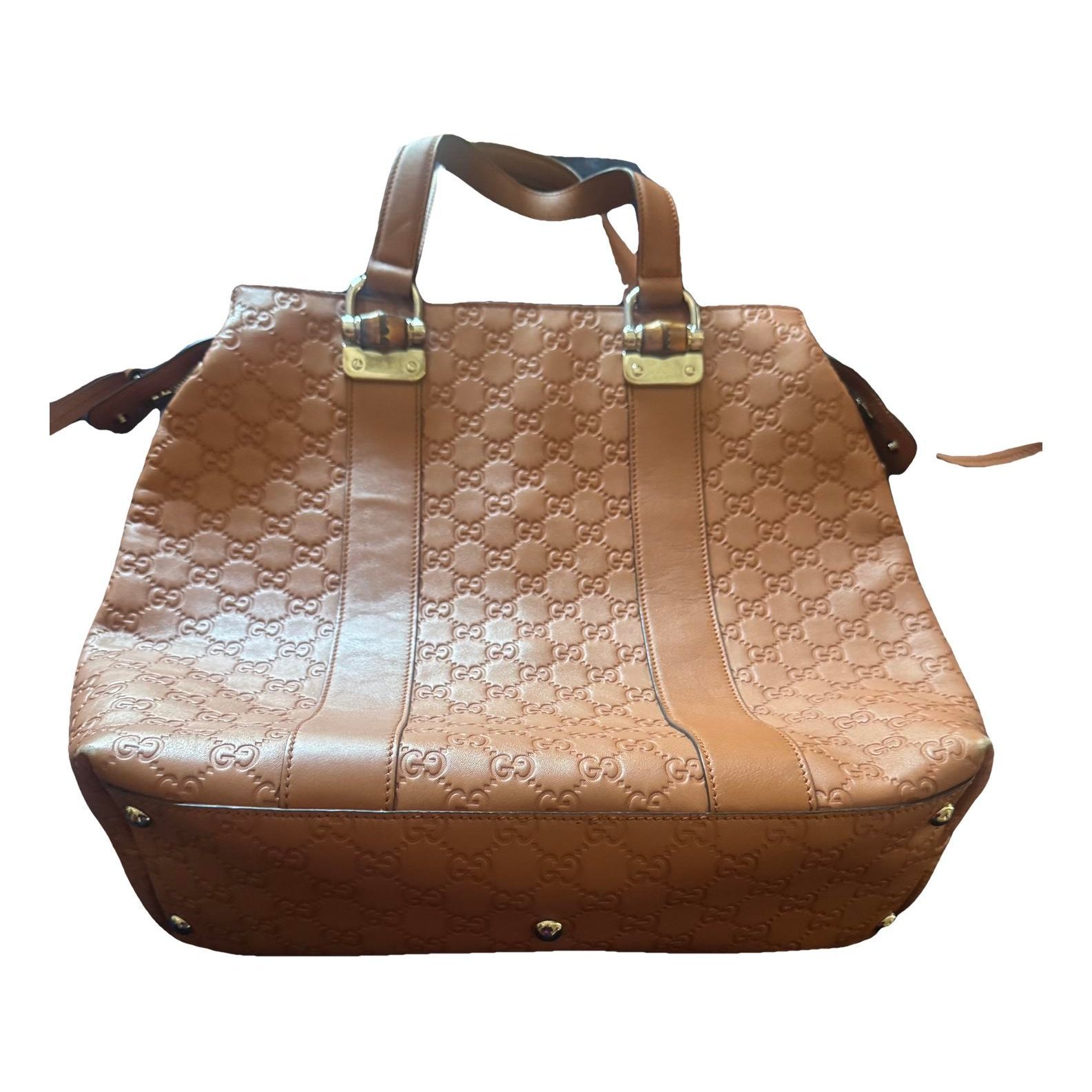 Leather tote