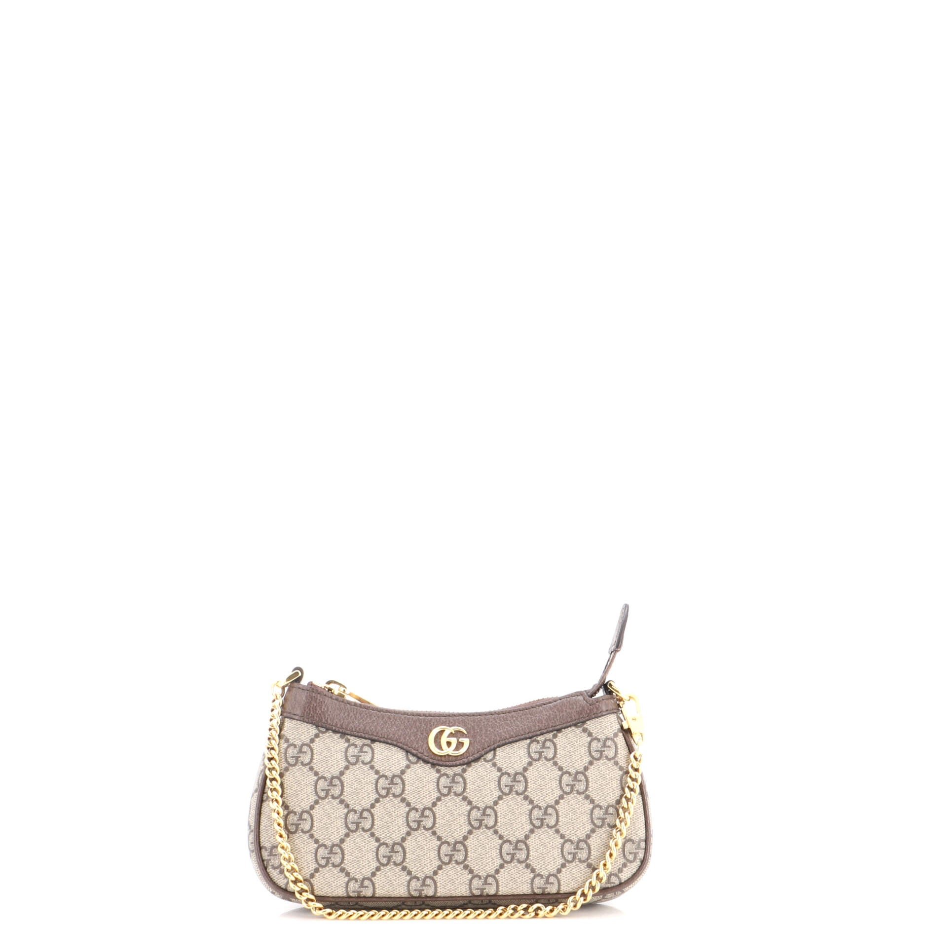 Ophidia Charm Shoulder Bag GG Coated Canvas with Leather Mini