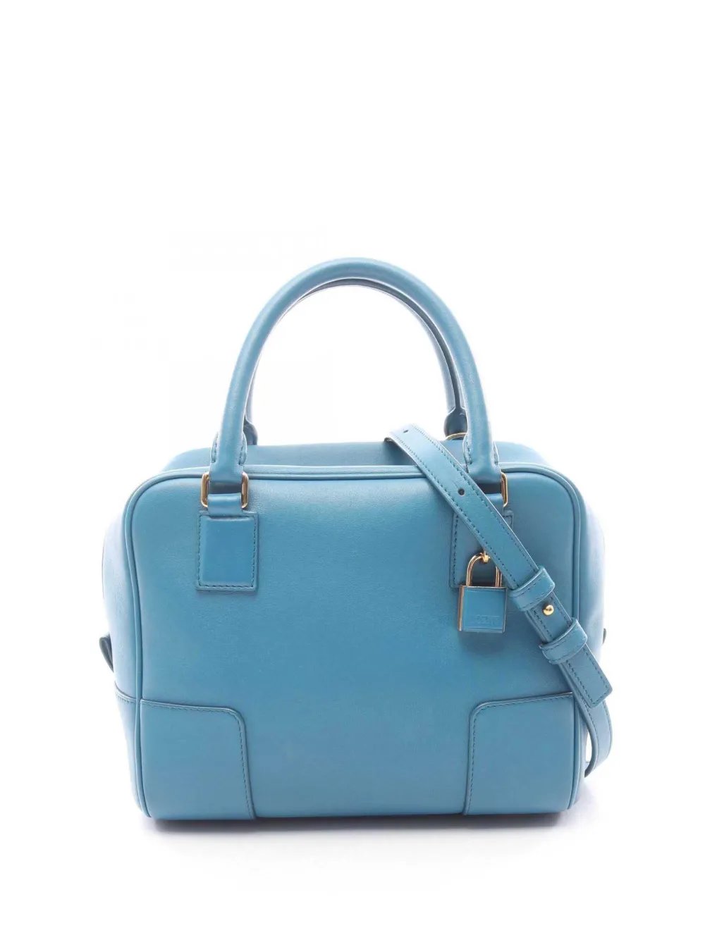Loewe 2010-2026 Leather Amazona Square 19 satchel
