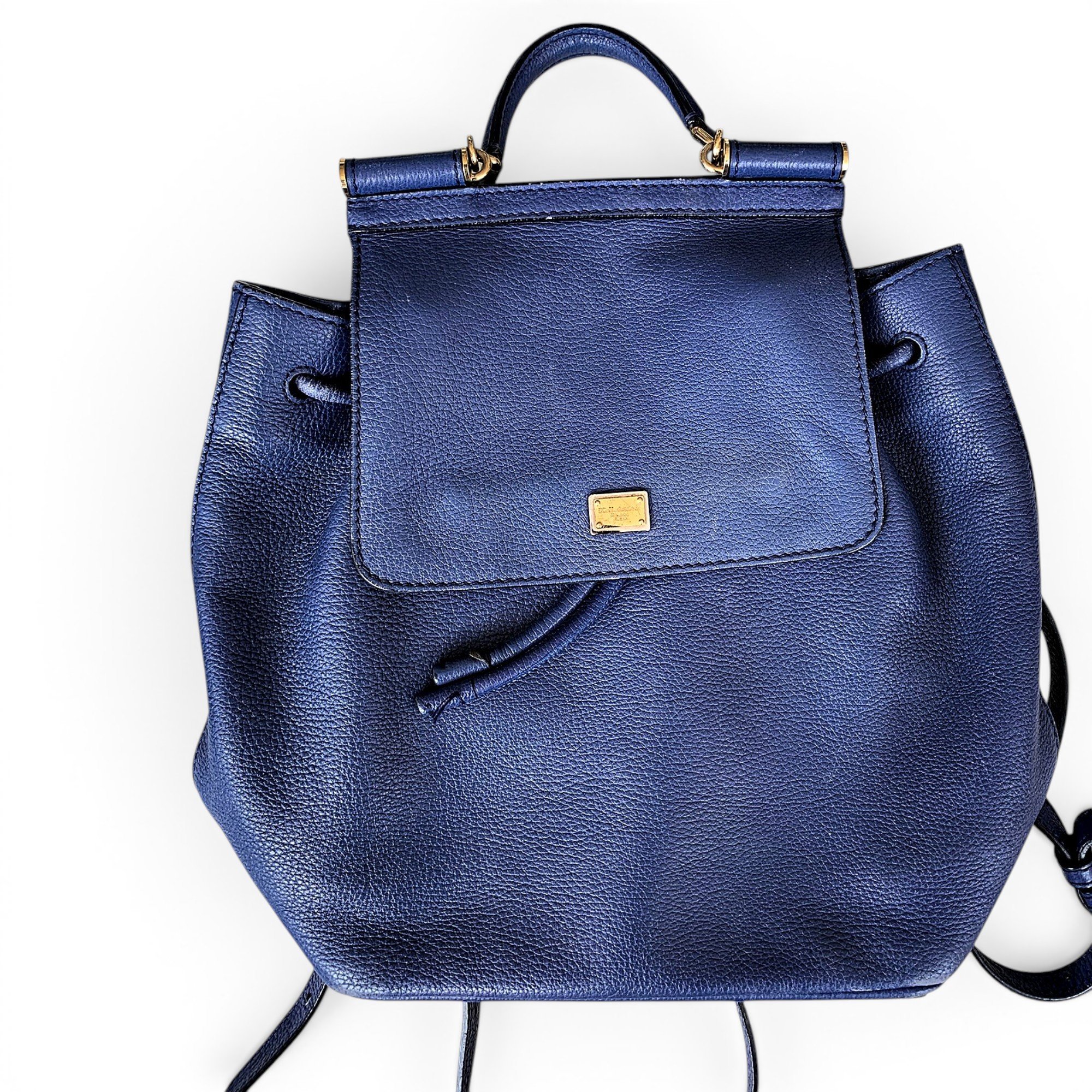 Dolce & Gabbana Sicily leather backpack