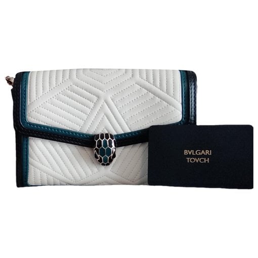 Serpenti leather handbag