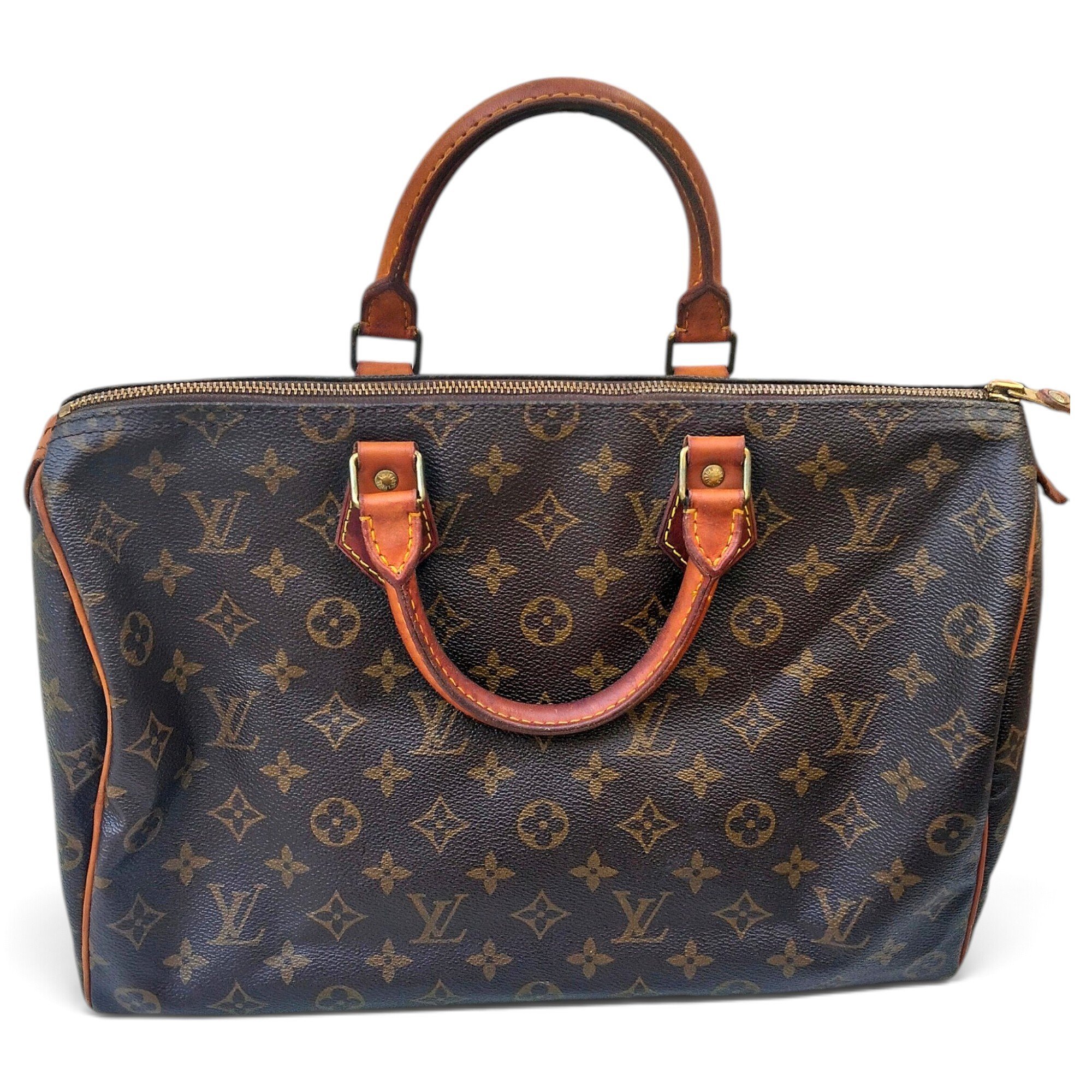 Speedy leather handbag