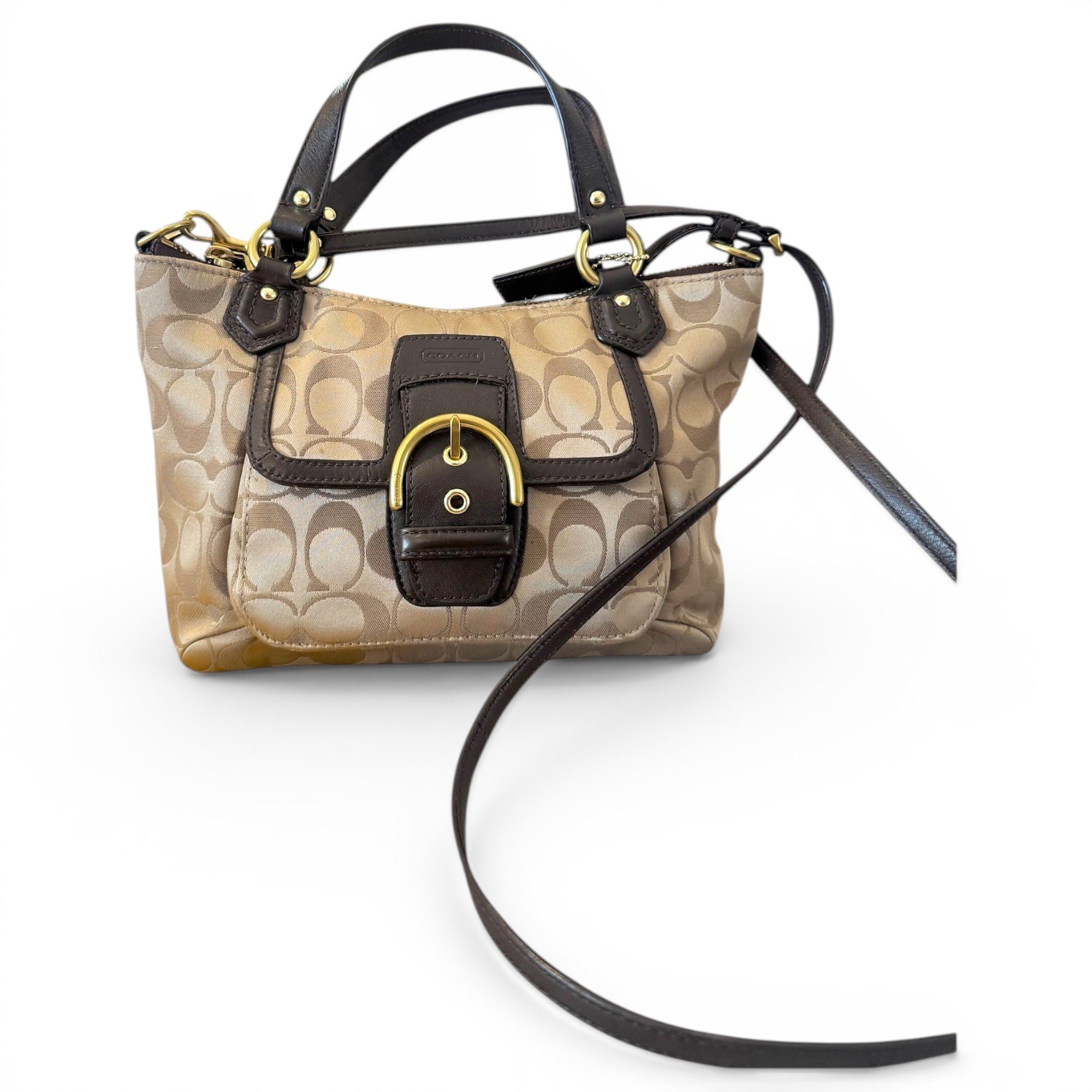Signature Sufflette leather handbag