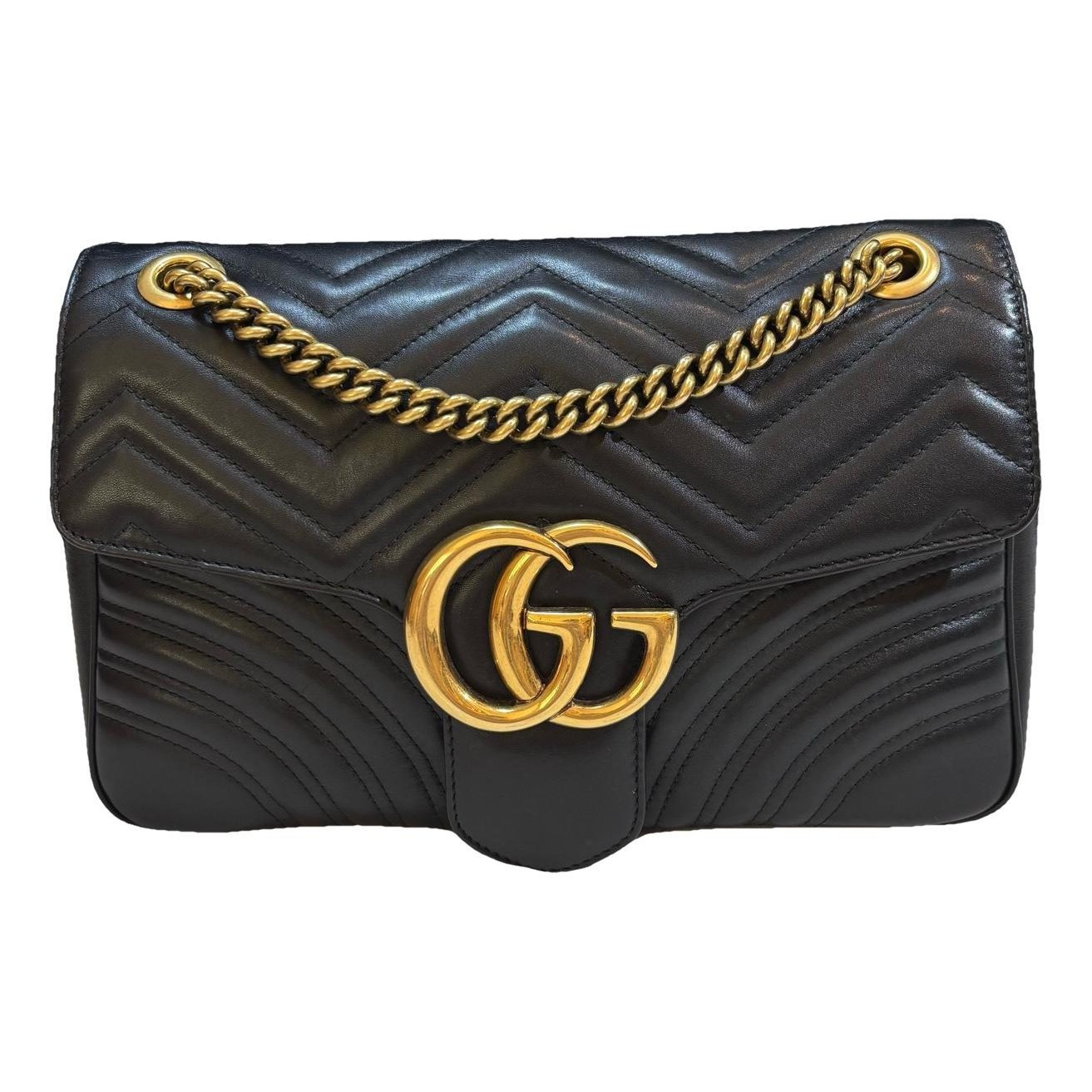 GG Marmont Flap leather crossbody bag