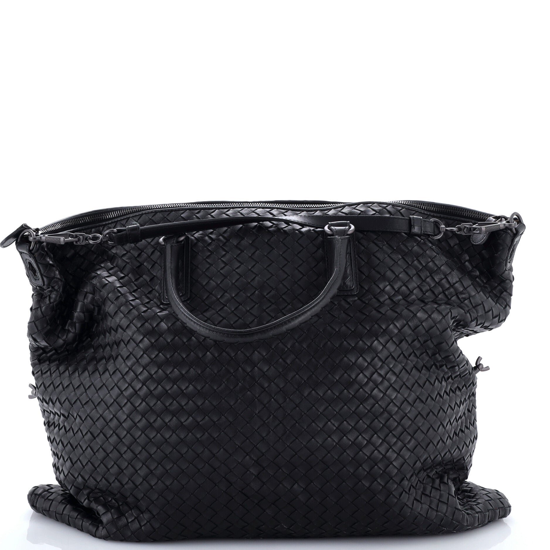 Convertible Satchel Intrecciato Nappa Maxi