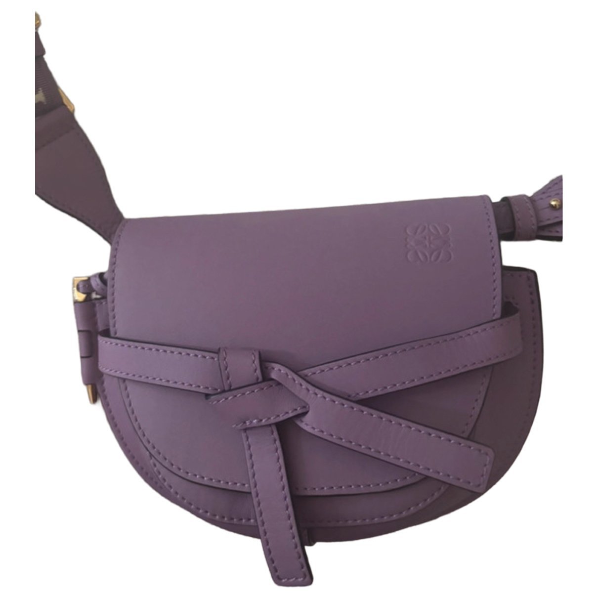 Gate leather crossbody bag