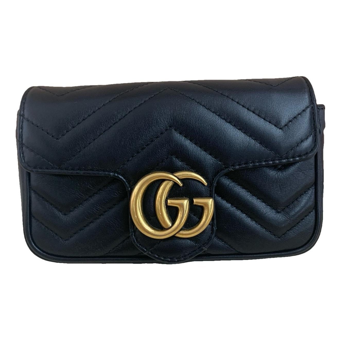 GG Marmont Flap leather crossbody bag