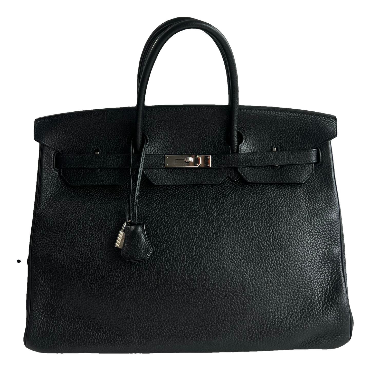 Birkin 40 leather handbag