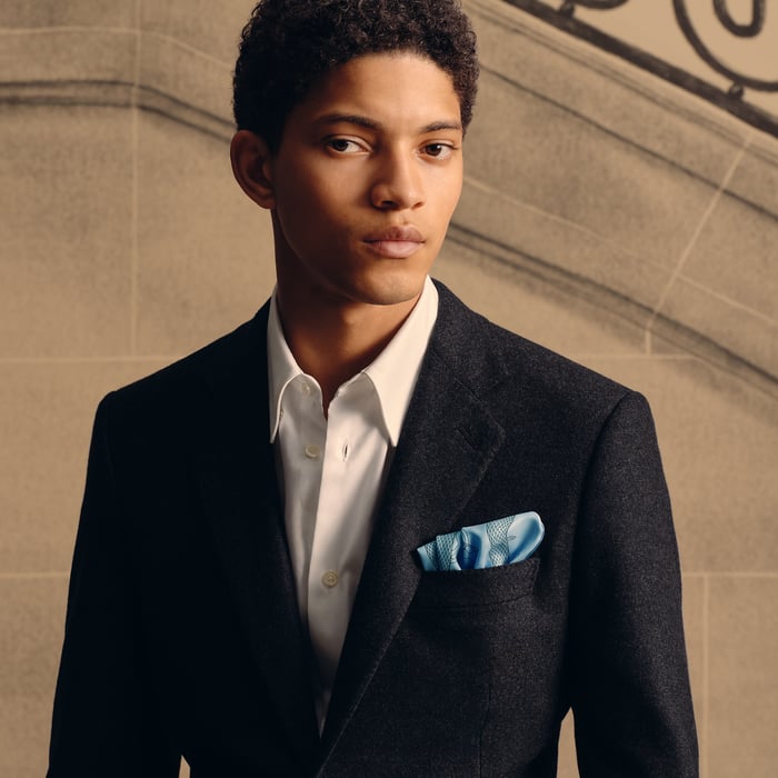 Caducee Rock Pocket Square 45