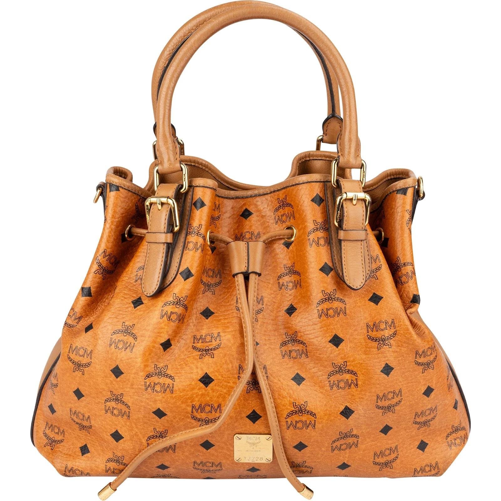 Heritage Drawstring leather handbag