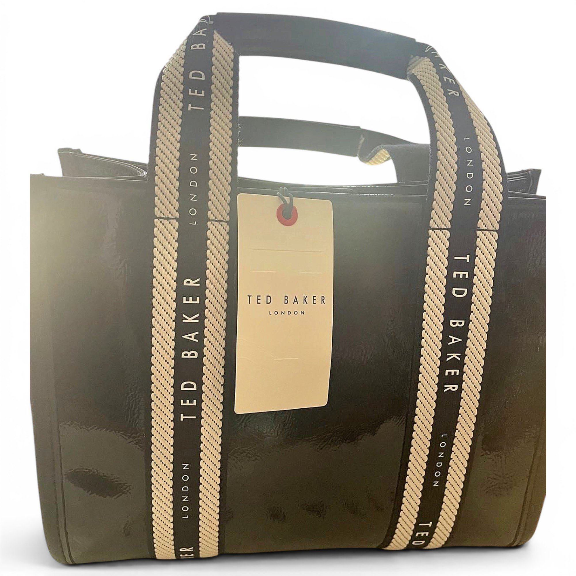 Patent leather crossbody bag