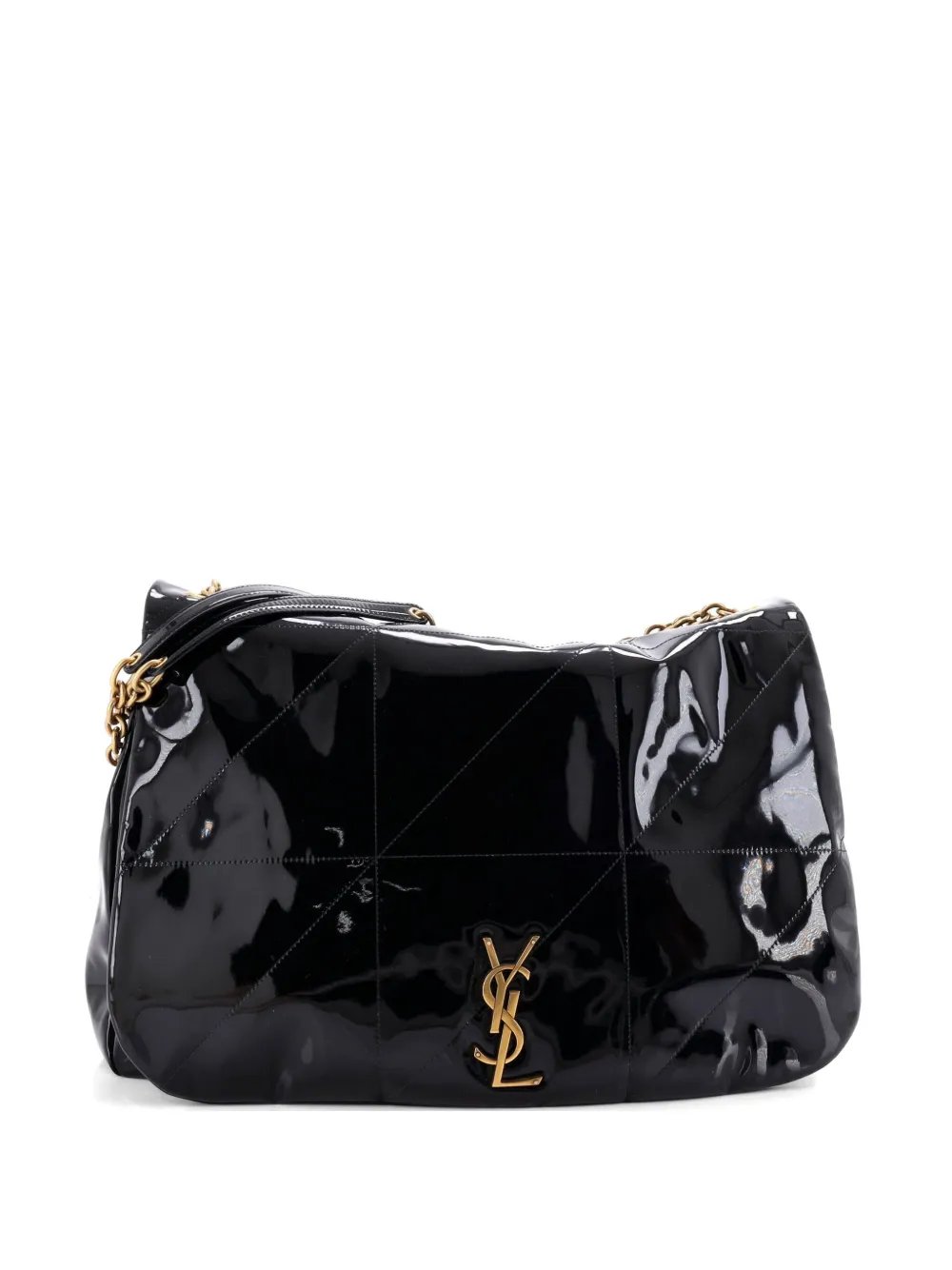 Jamie 4.3 Quilted Patent Large shoulder bag