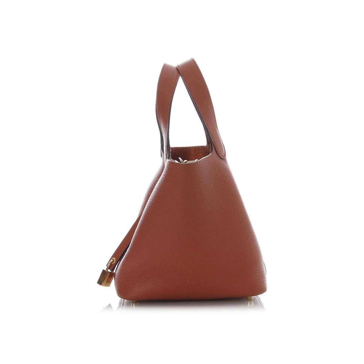 Leather tote