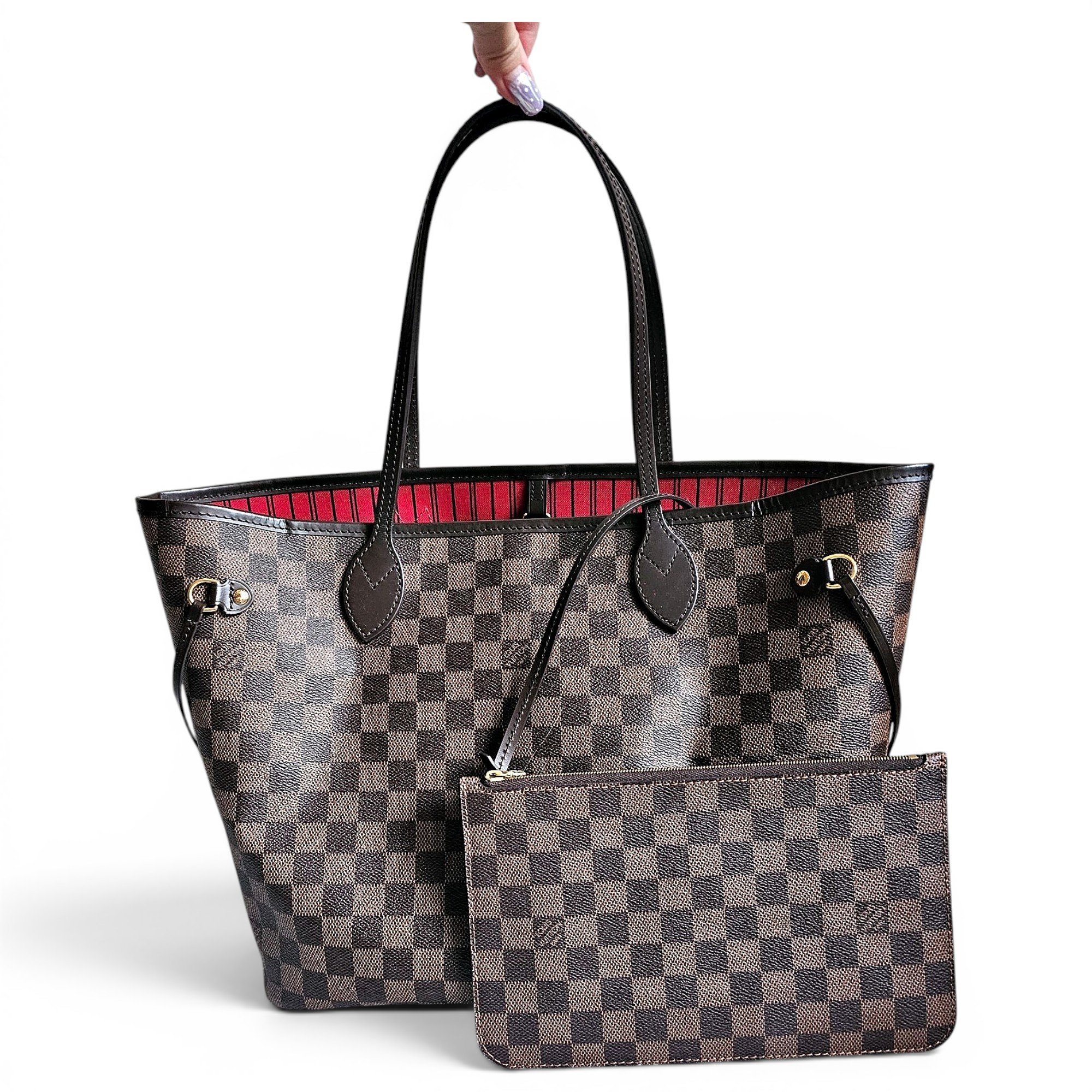 Neverfull leather tote