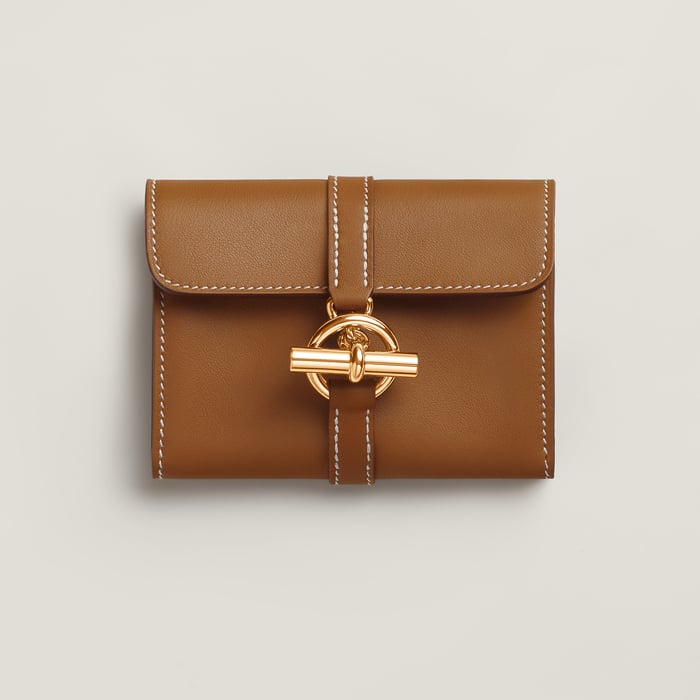 Gold Glenan Compact Wallet