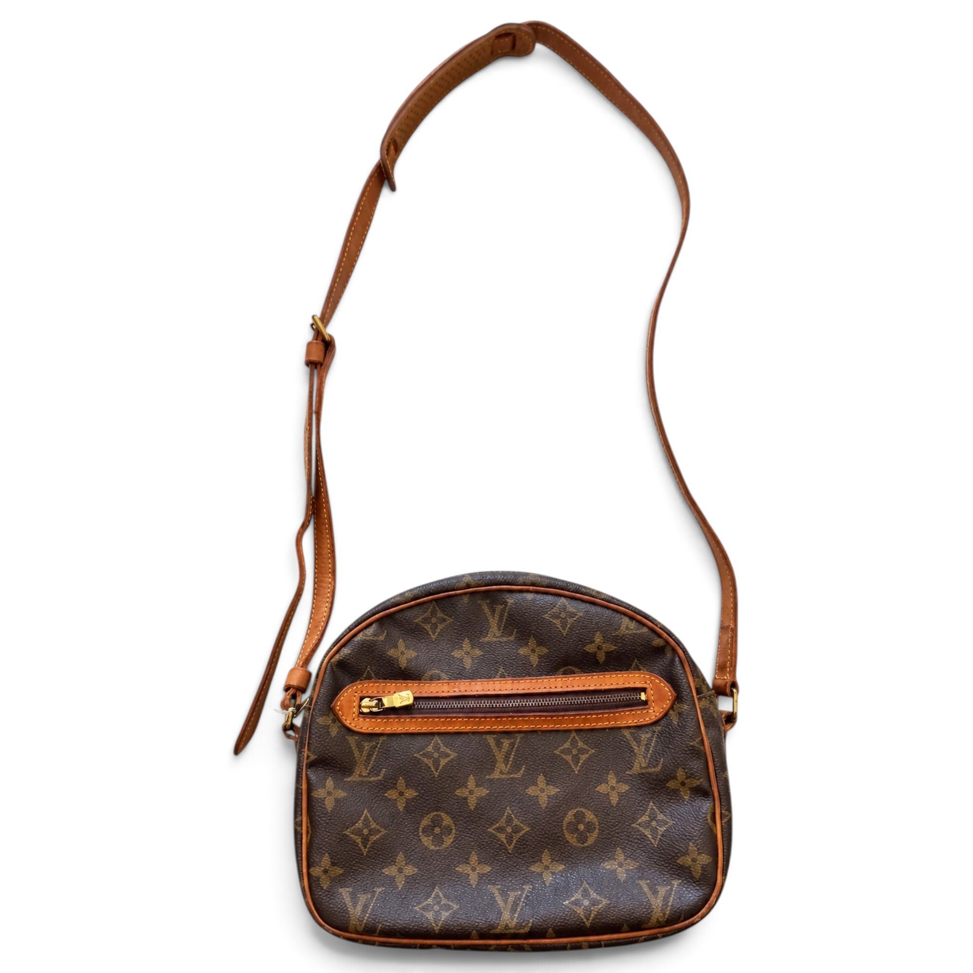 Senlis leather crossbody bag