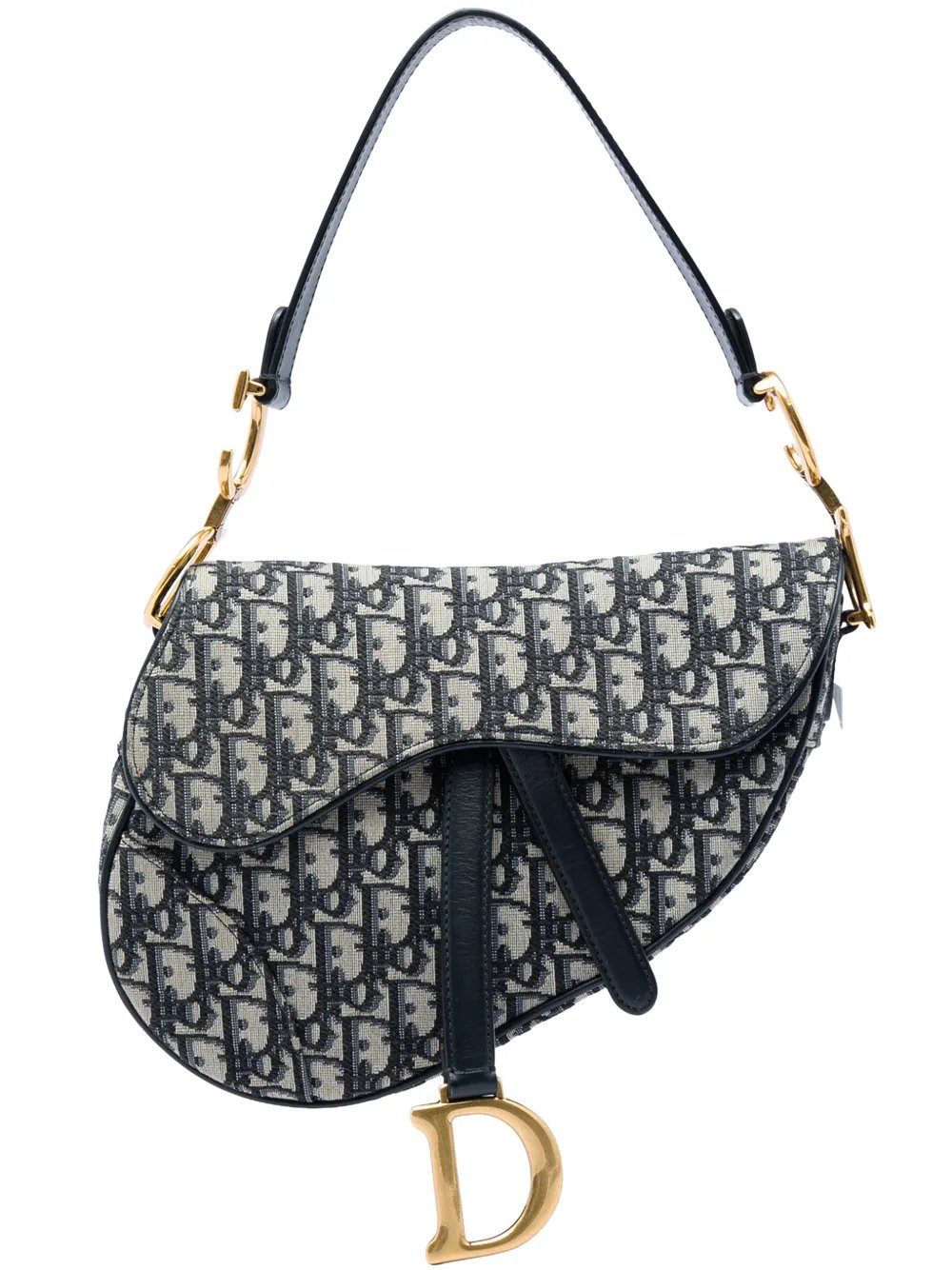 2019 Oblique Canvas Saddle Bag shoulder bag