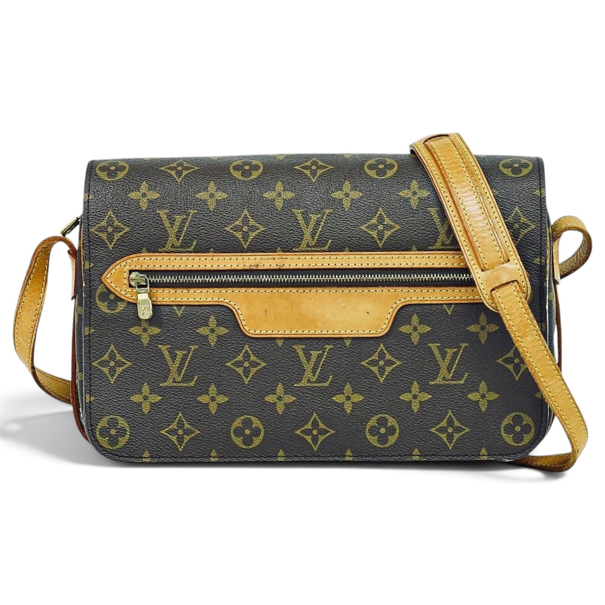 Saint-Germain Vintage leather crossbody bag