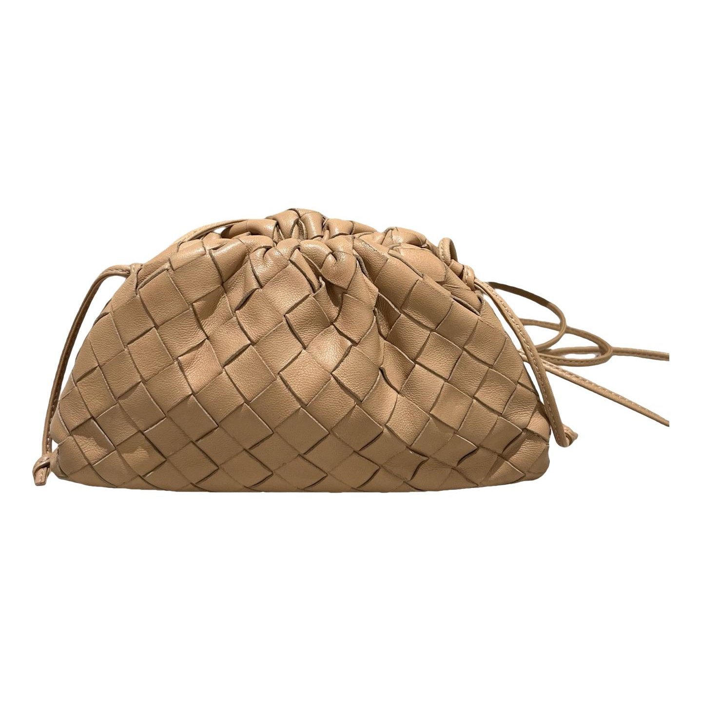 Pouch leather handbag