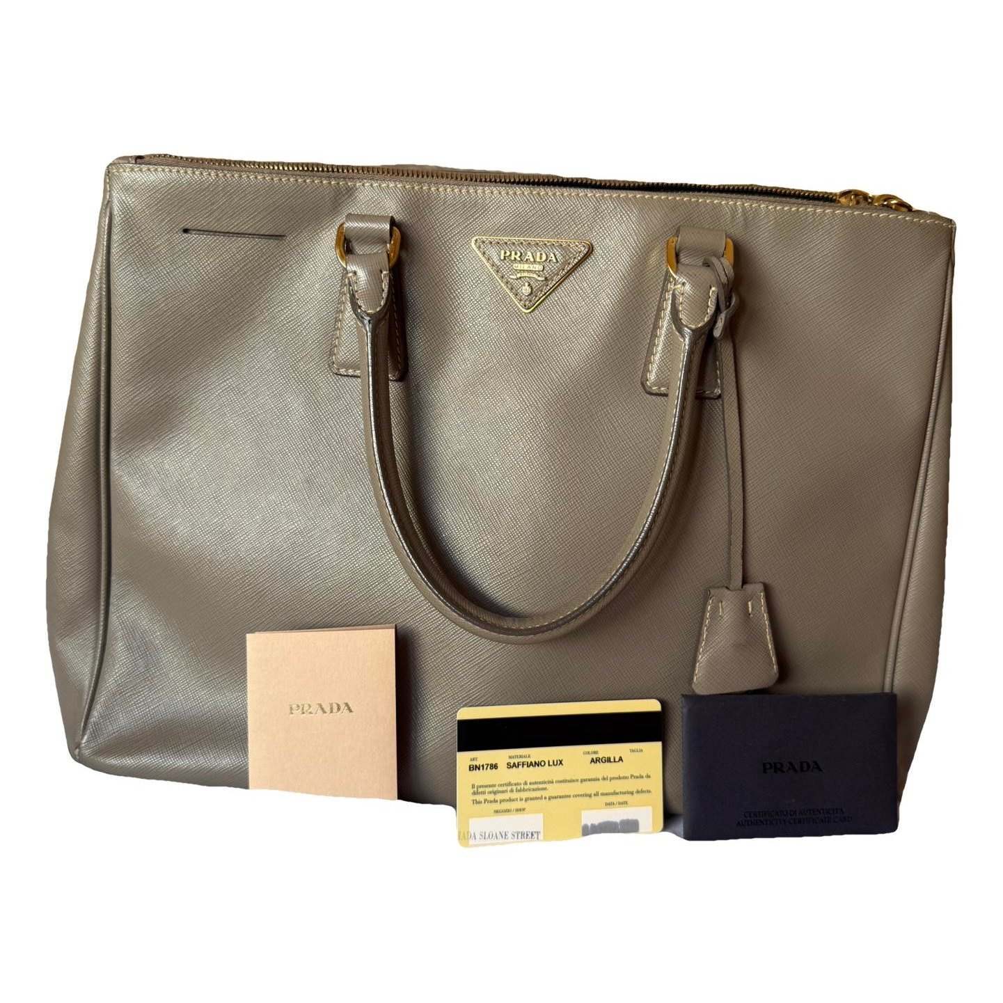 Galleria leather handbag
