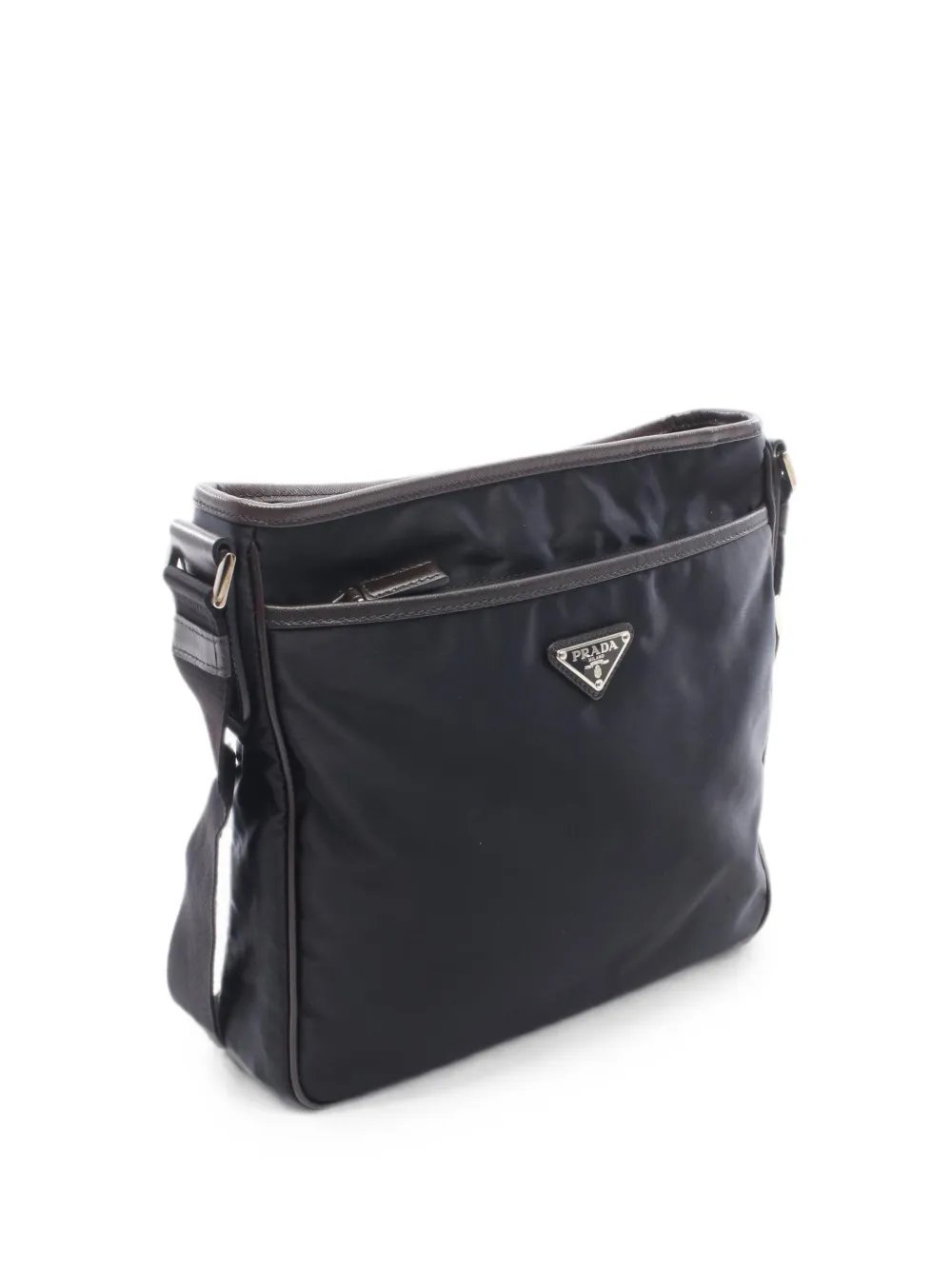 2010s triangle-logo shoulder bag