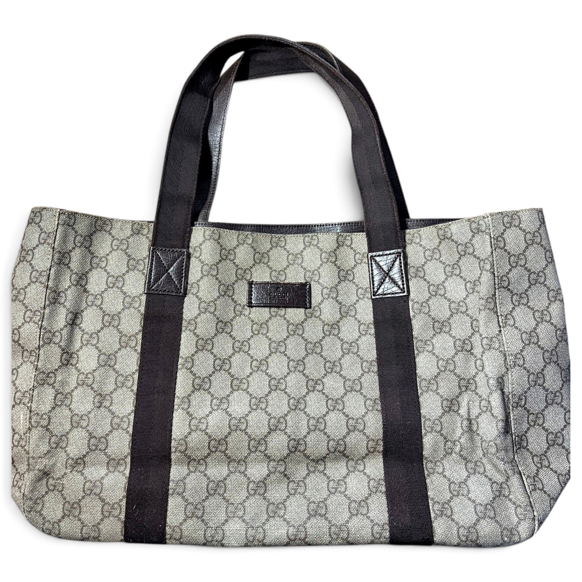 Leather tote