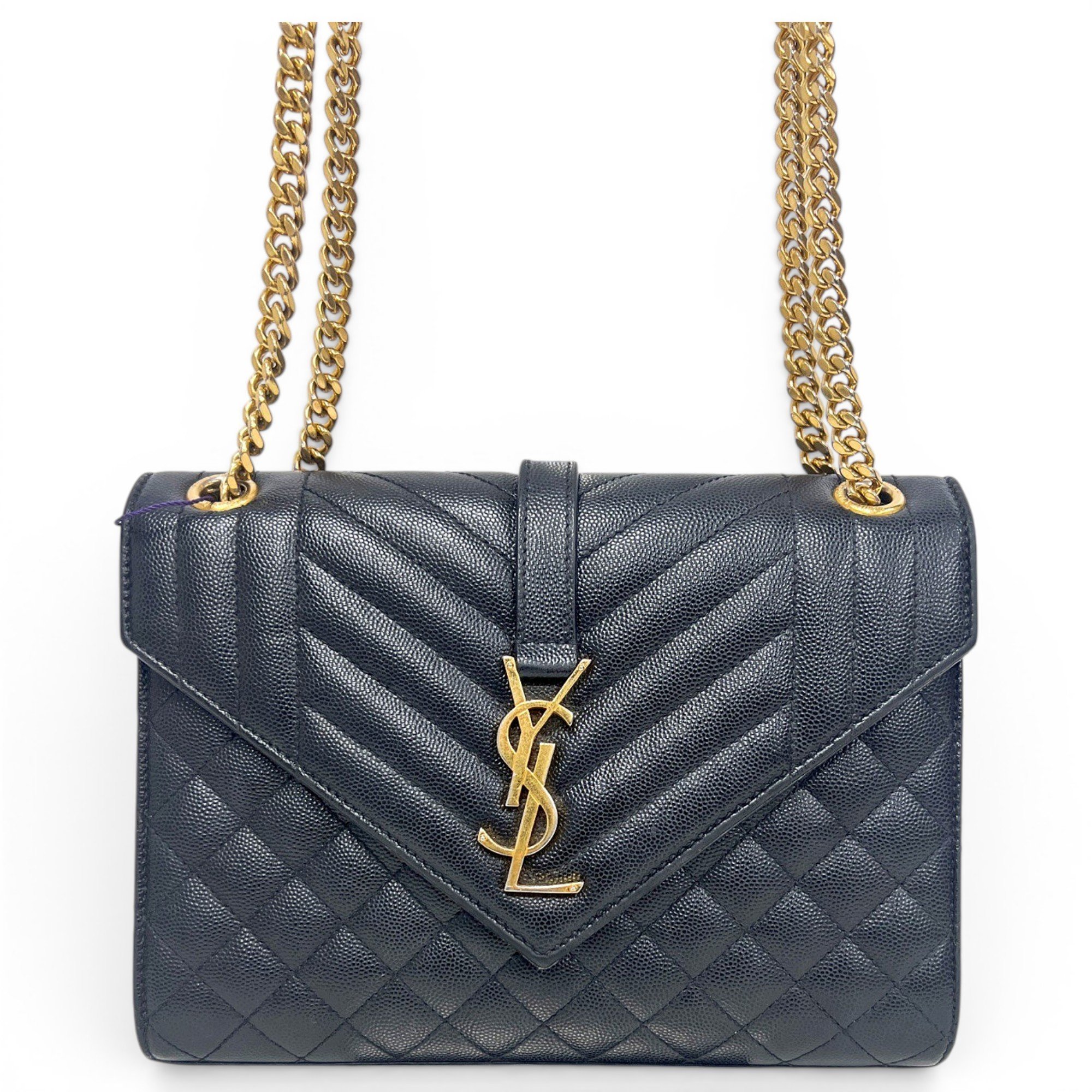 Portefeuille enveloppe leather handbag