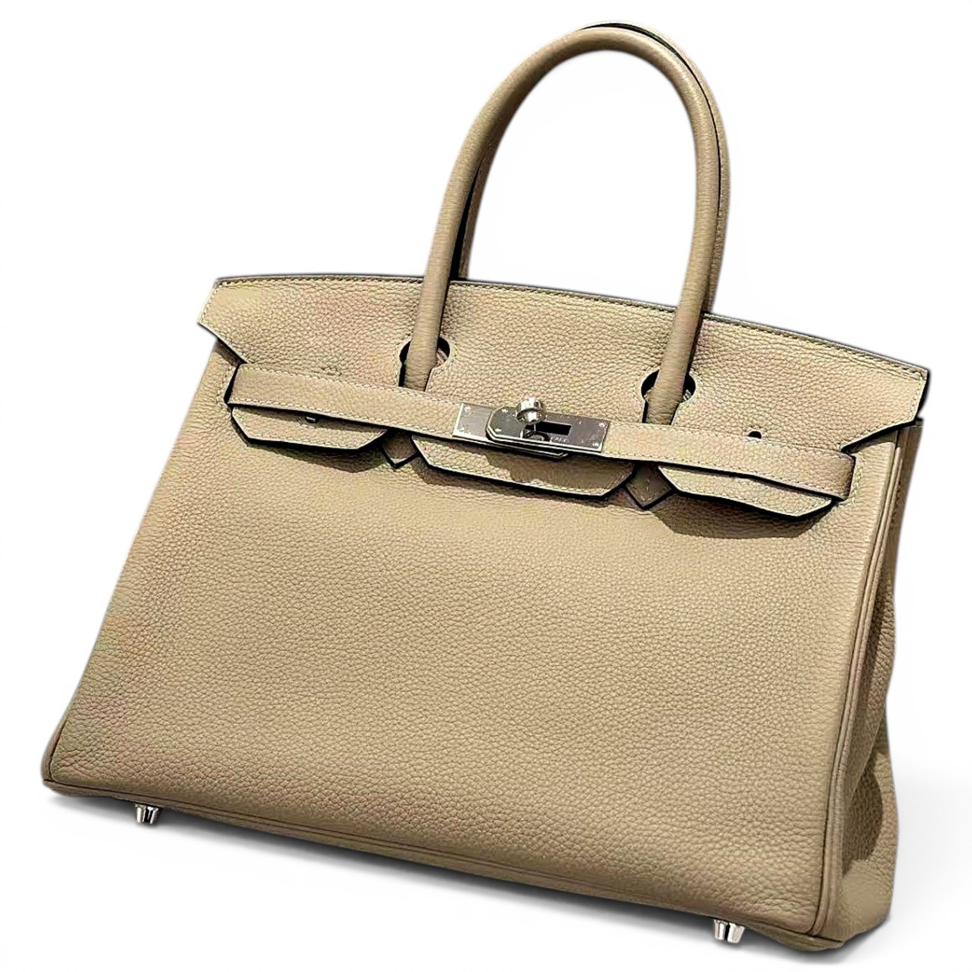 Hermes Birkin 30 Handbag Trench Togo Leather 2016