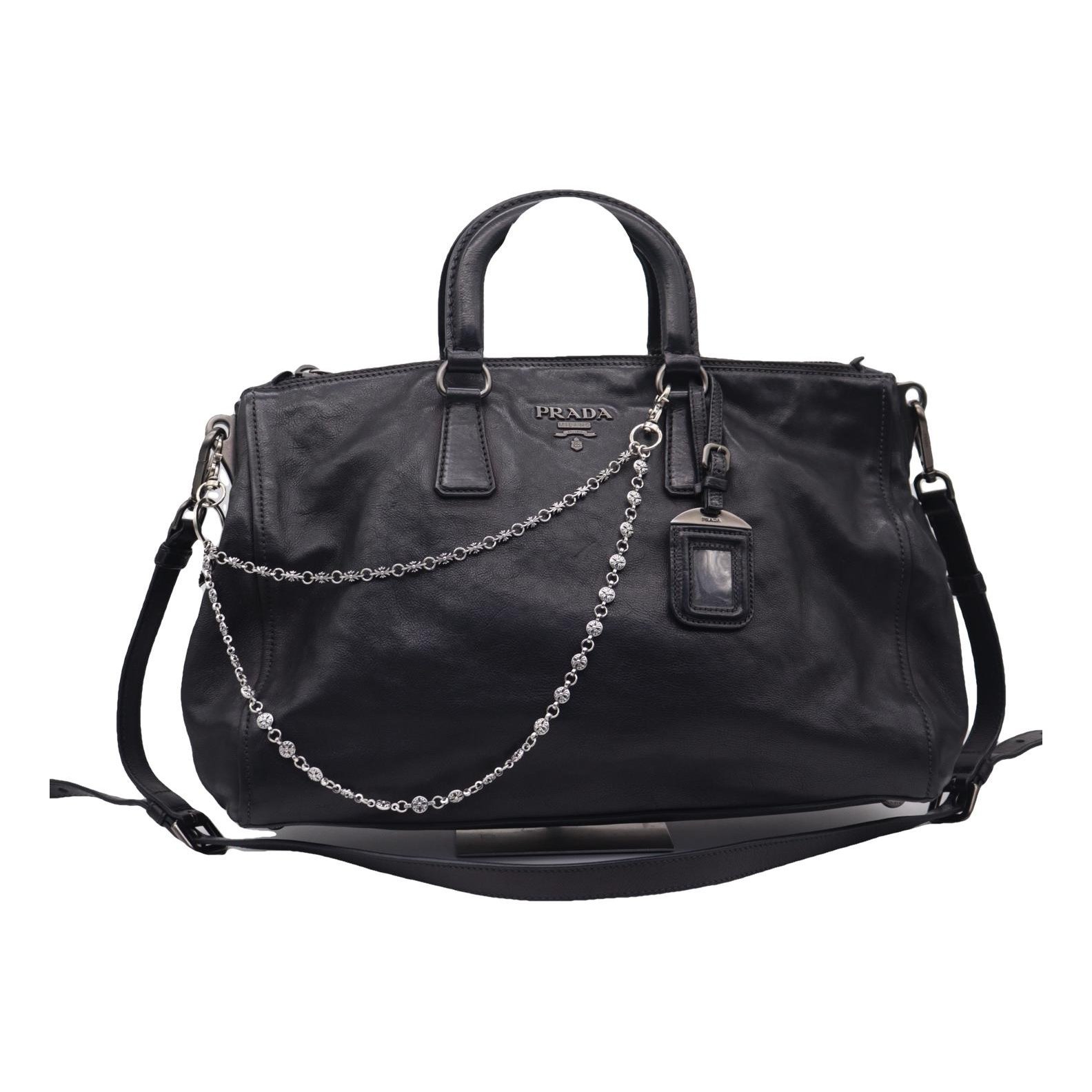 Leather handbag