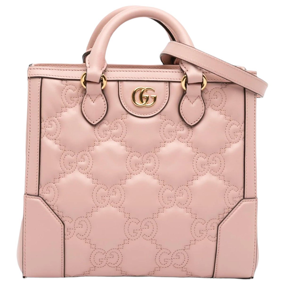 Gucci B leather satchel