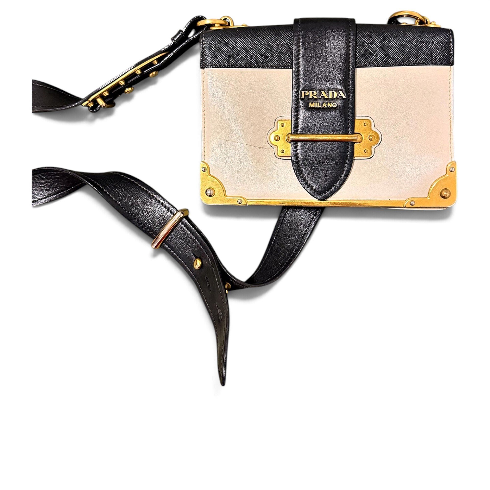 Cahier leather handbag