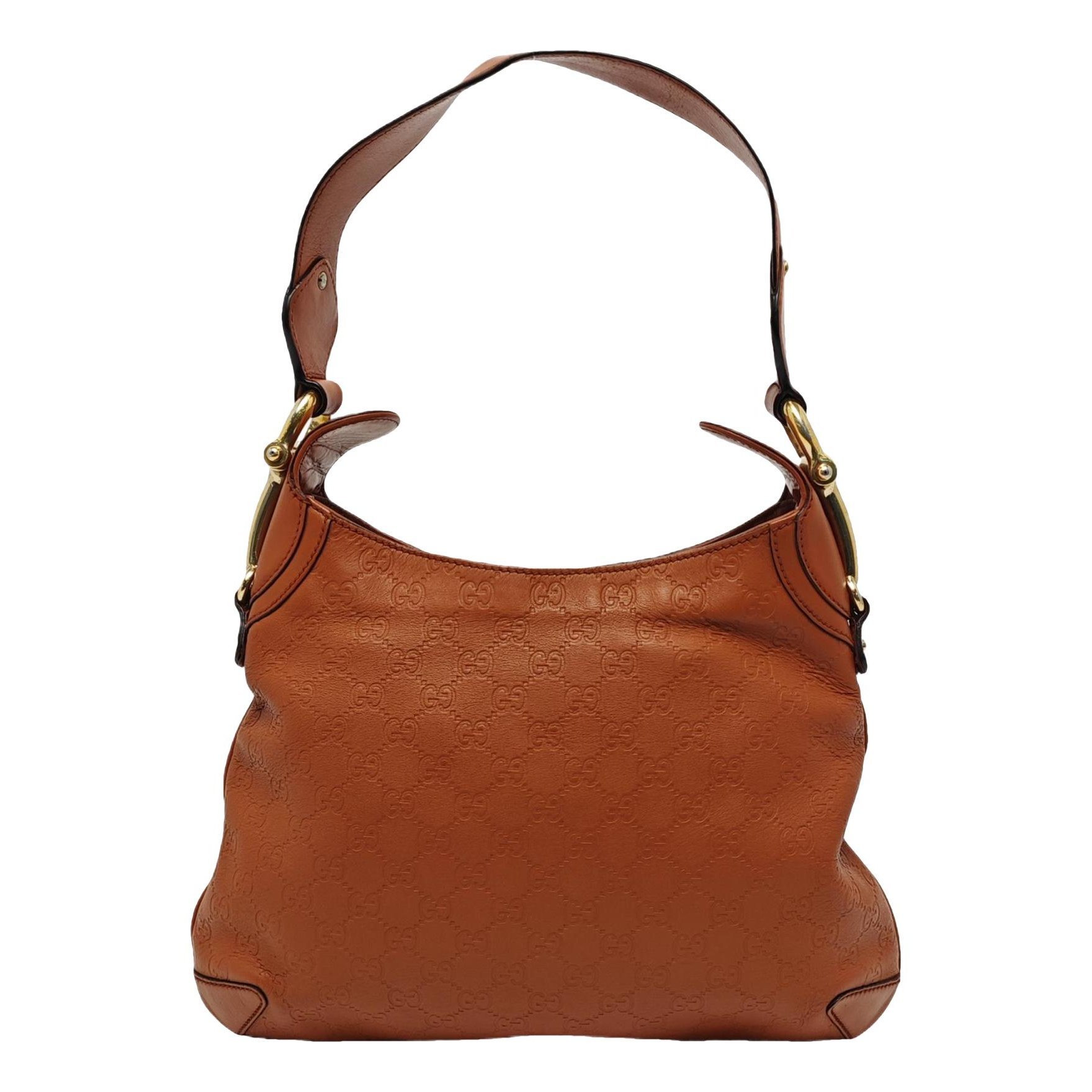 Gucci B leather handbag