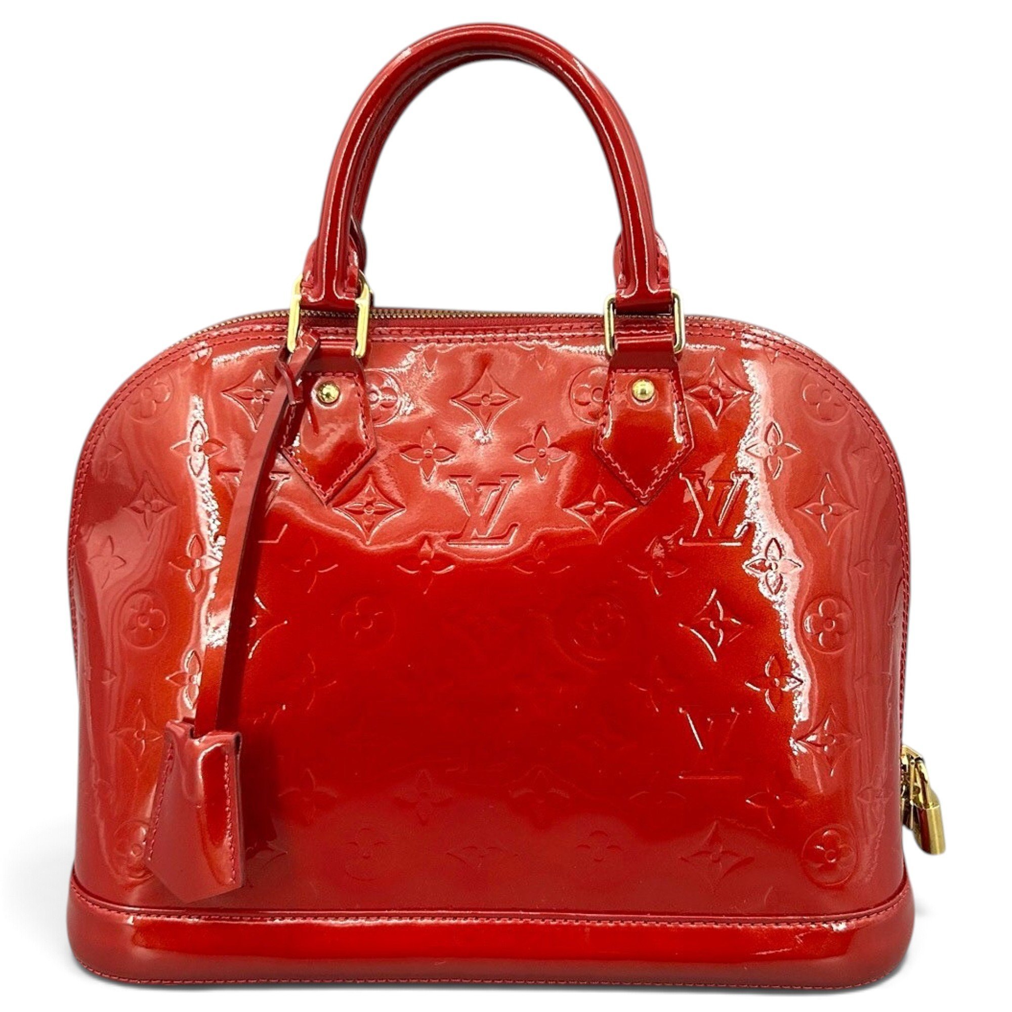Alma patent leather handbag