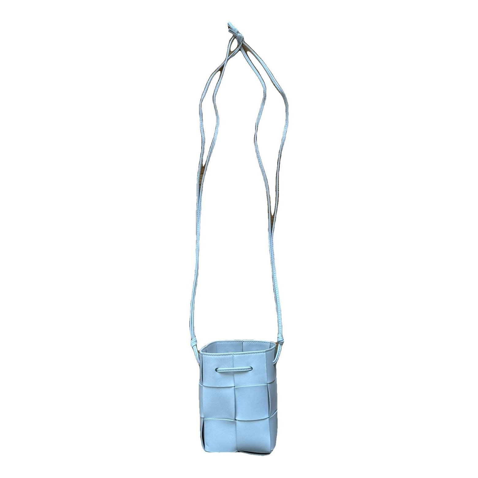 Cassette Bucket leather crossbody bag