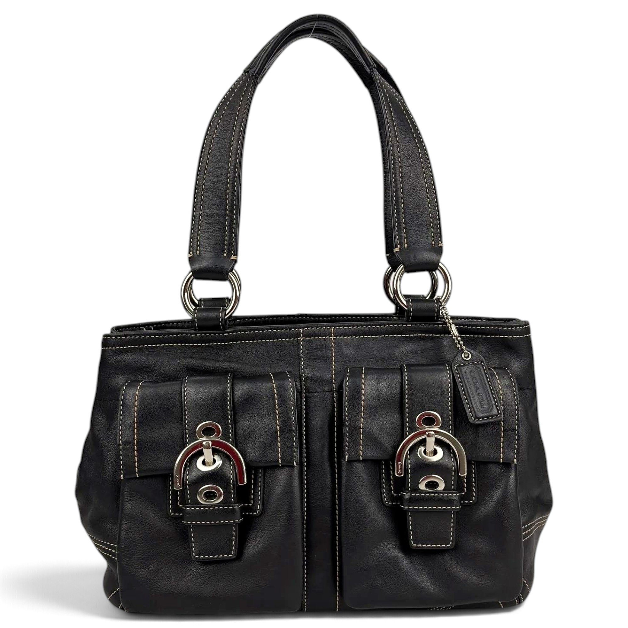 Signature Sufflette leather tote