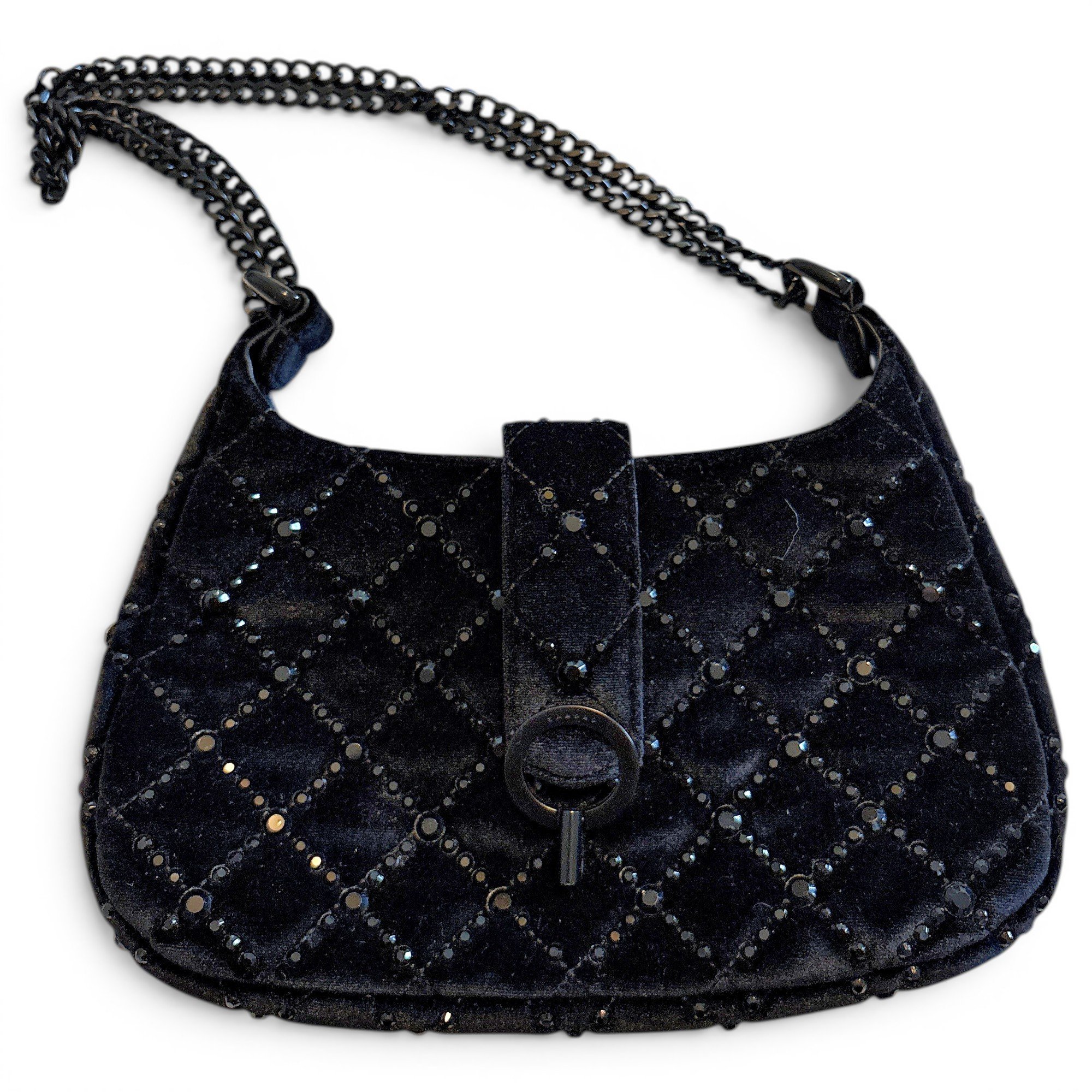Velvet handbag