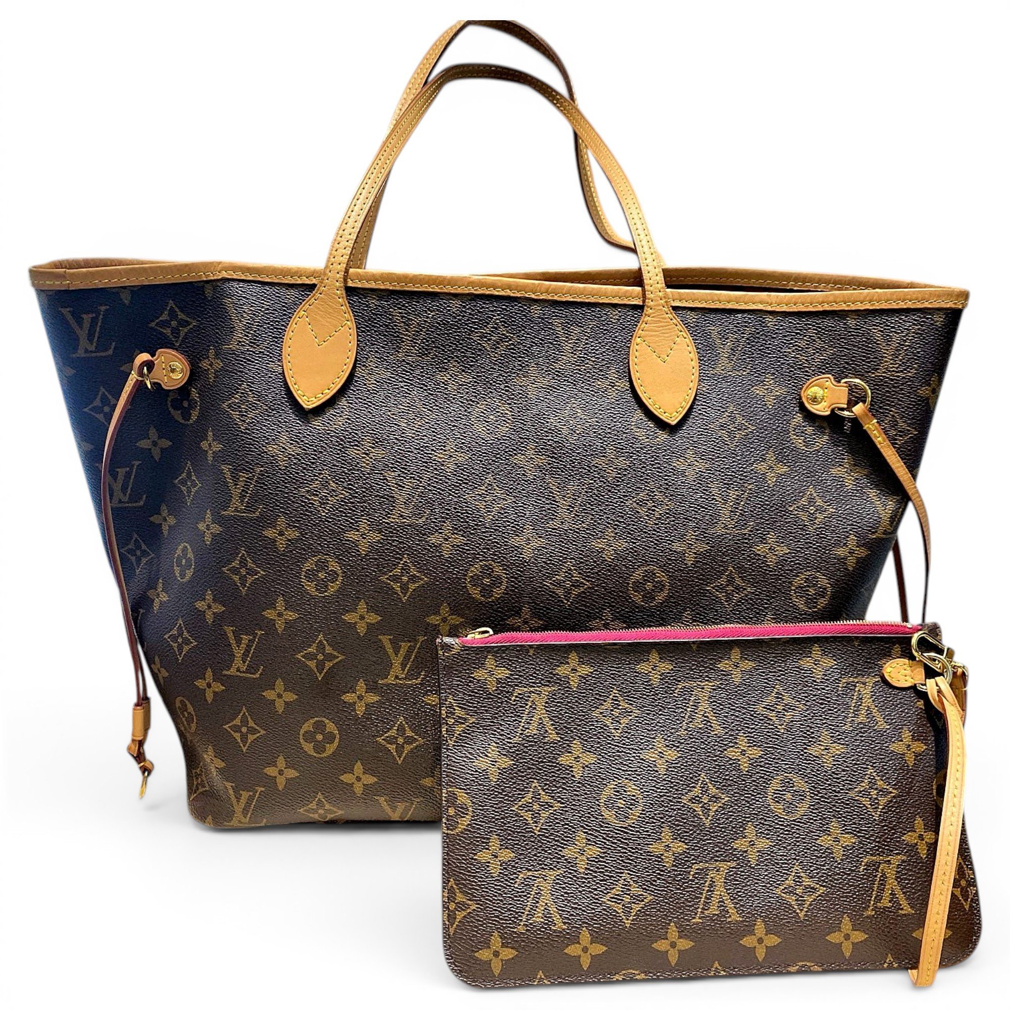 Neverfull leather handbag