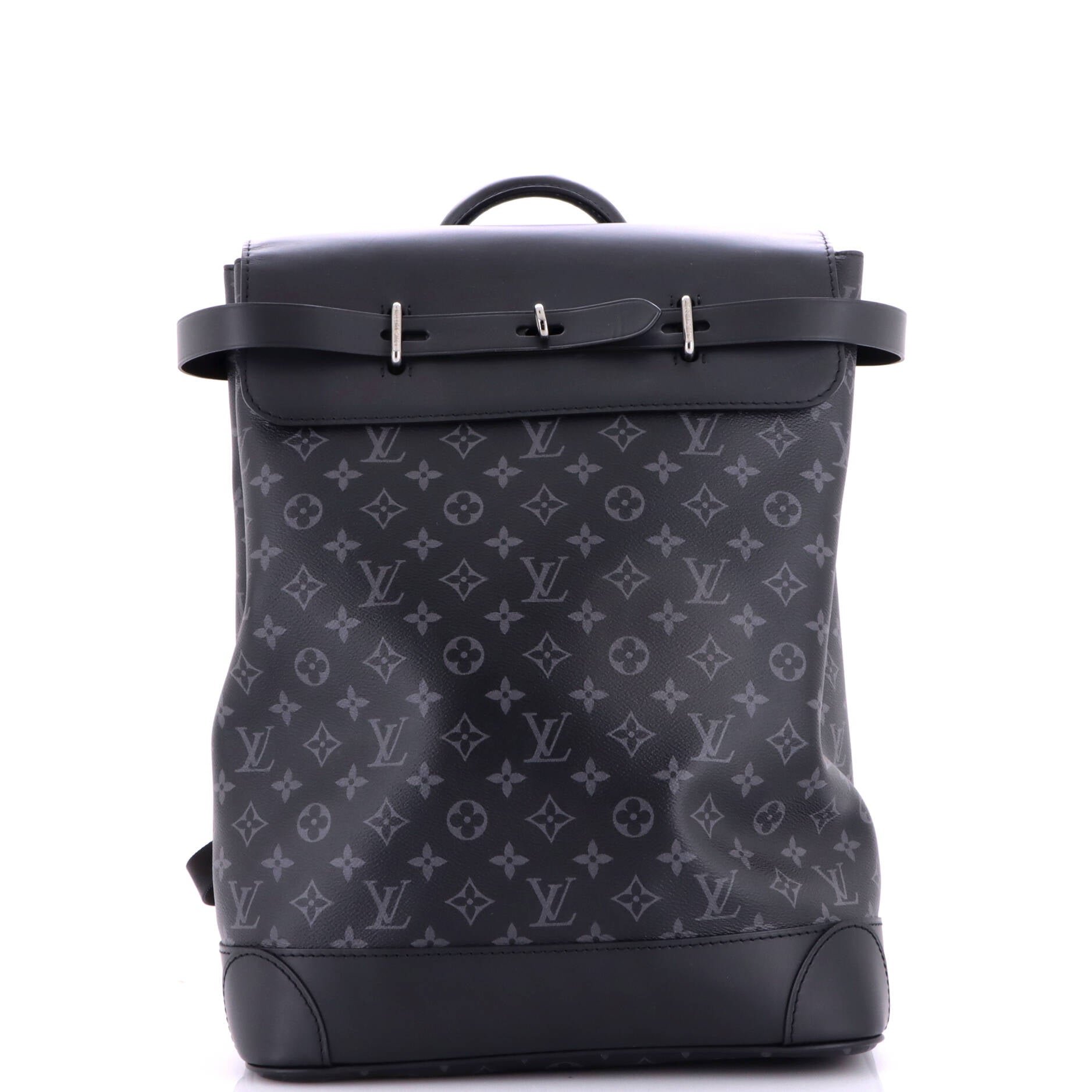 Steamer Backpack Monogram Eclipse Canvas