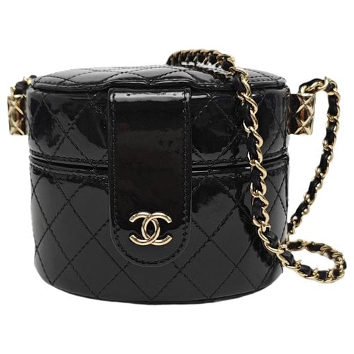 Patent leather crossbody bag