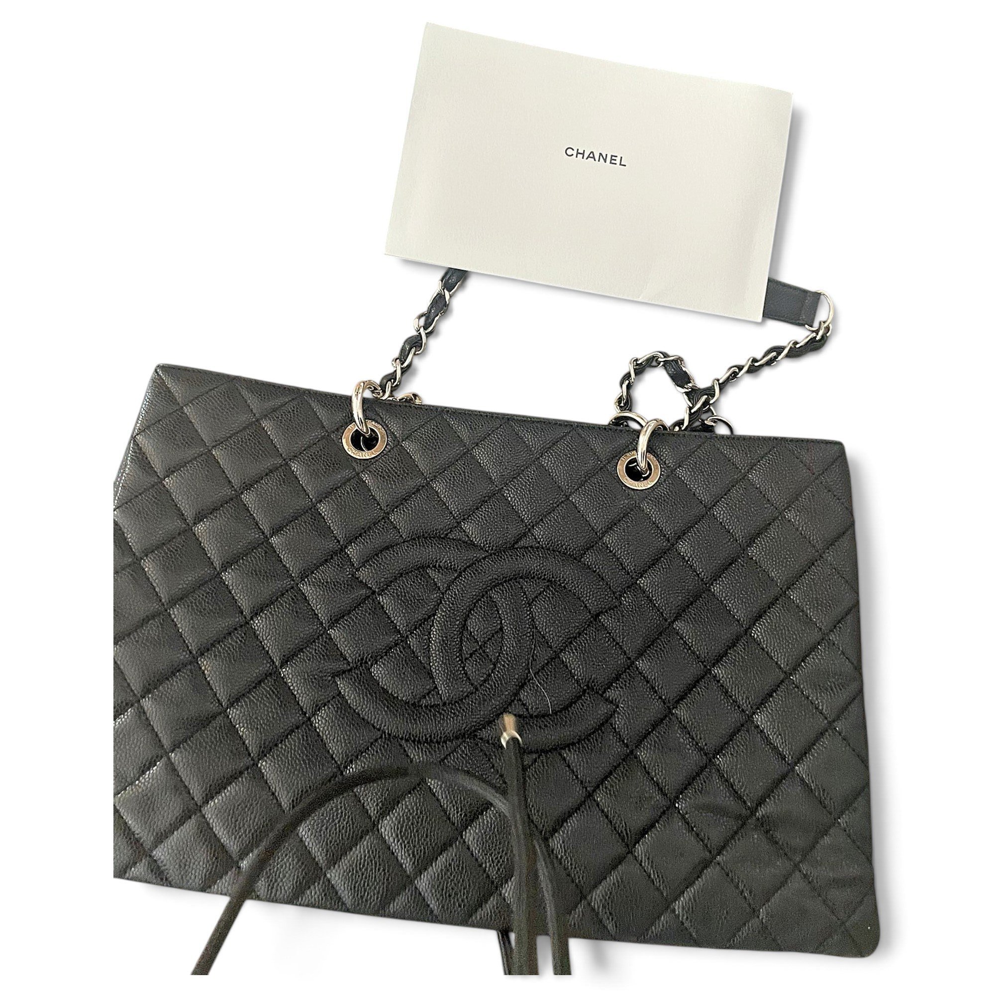 Grand shopping leather tote
