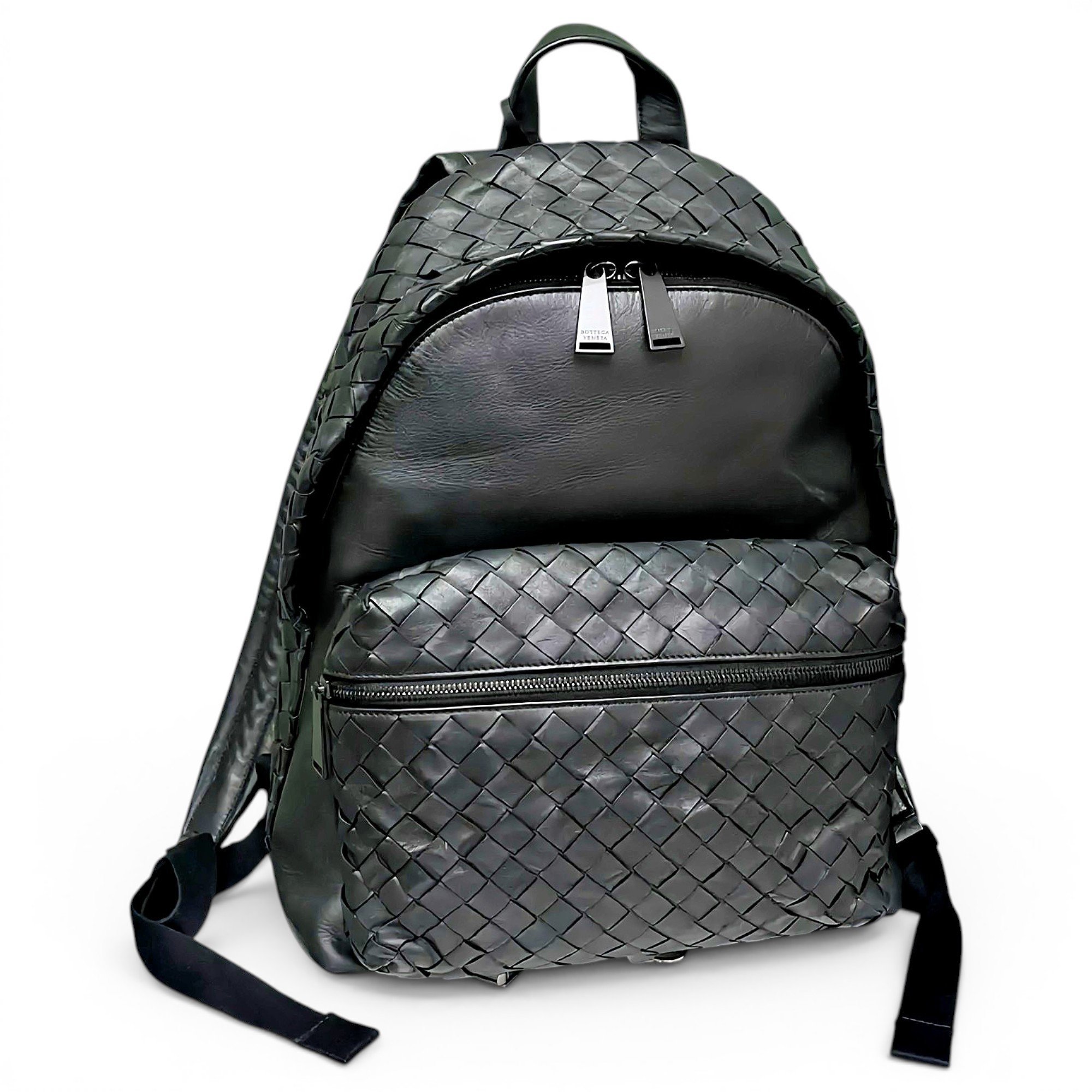 Leather backpack