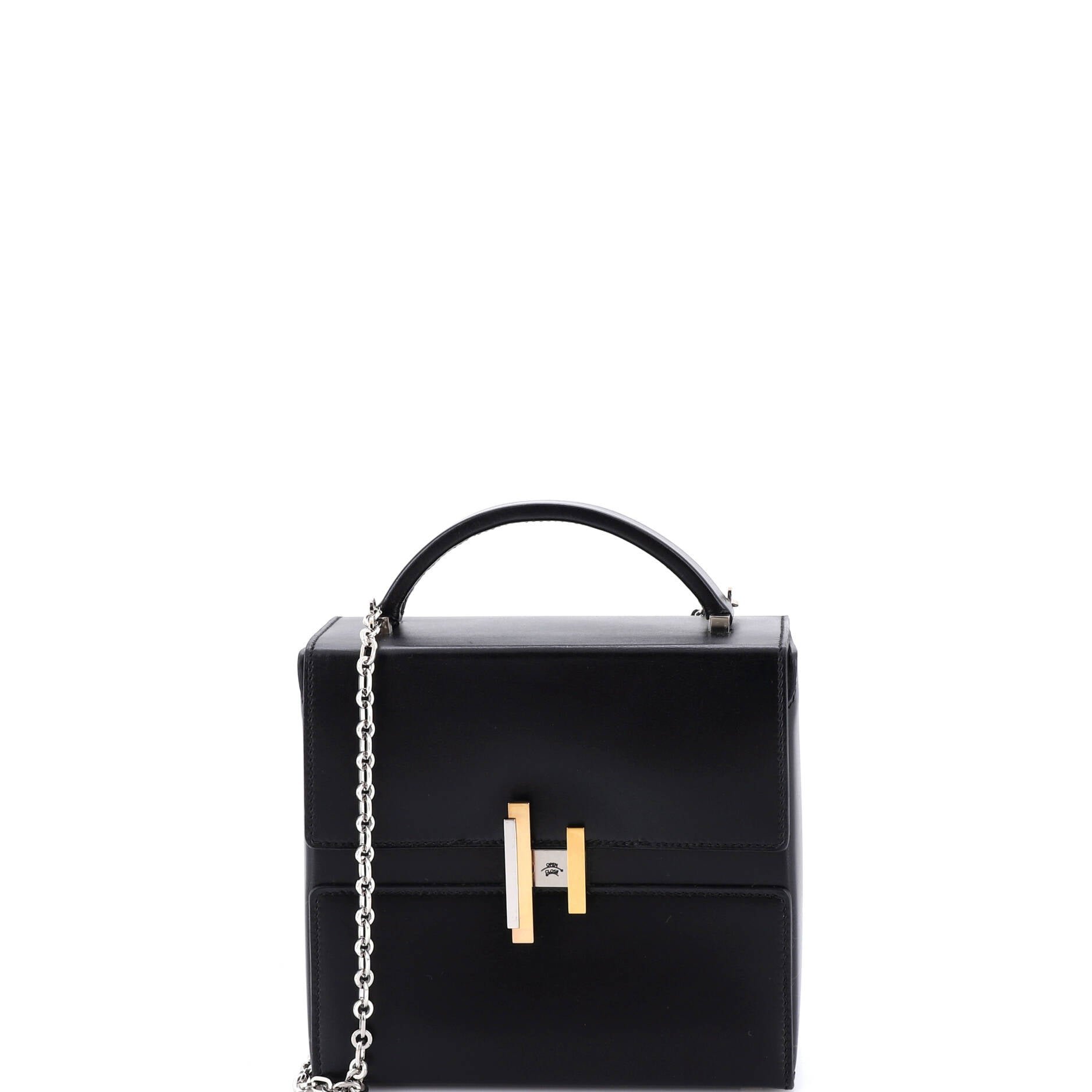 Hermes Cinhetic Top Handle Bag Villandry Calfskin