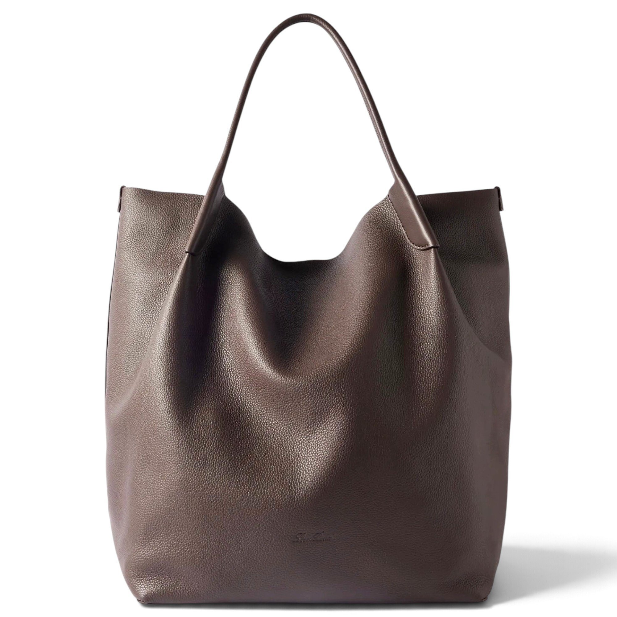 Loro Piana Bale leather handbag