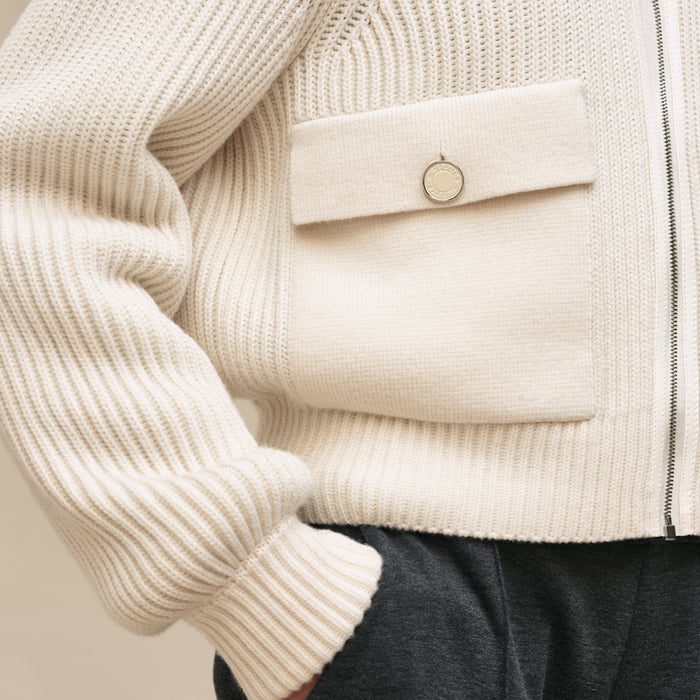 Blanc Naturel Long-sleeve Jacket
