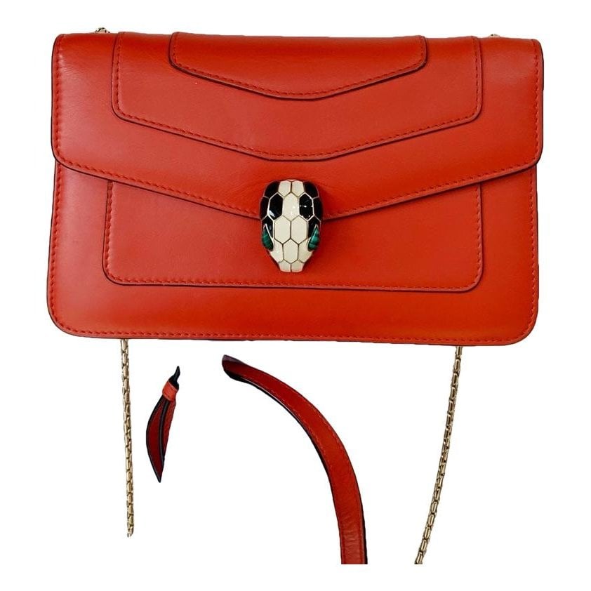 Serpenti leather crossbody bag