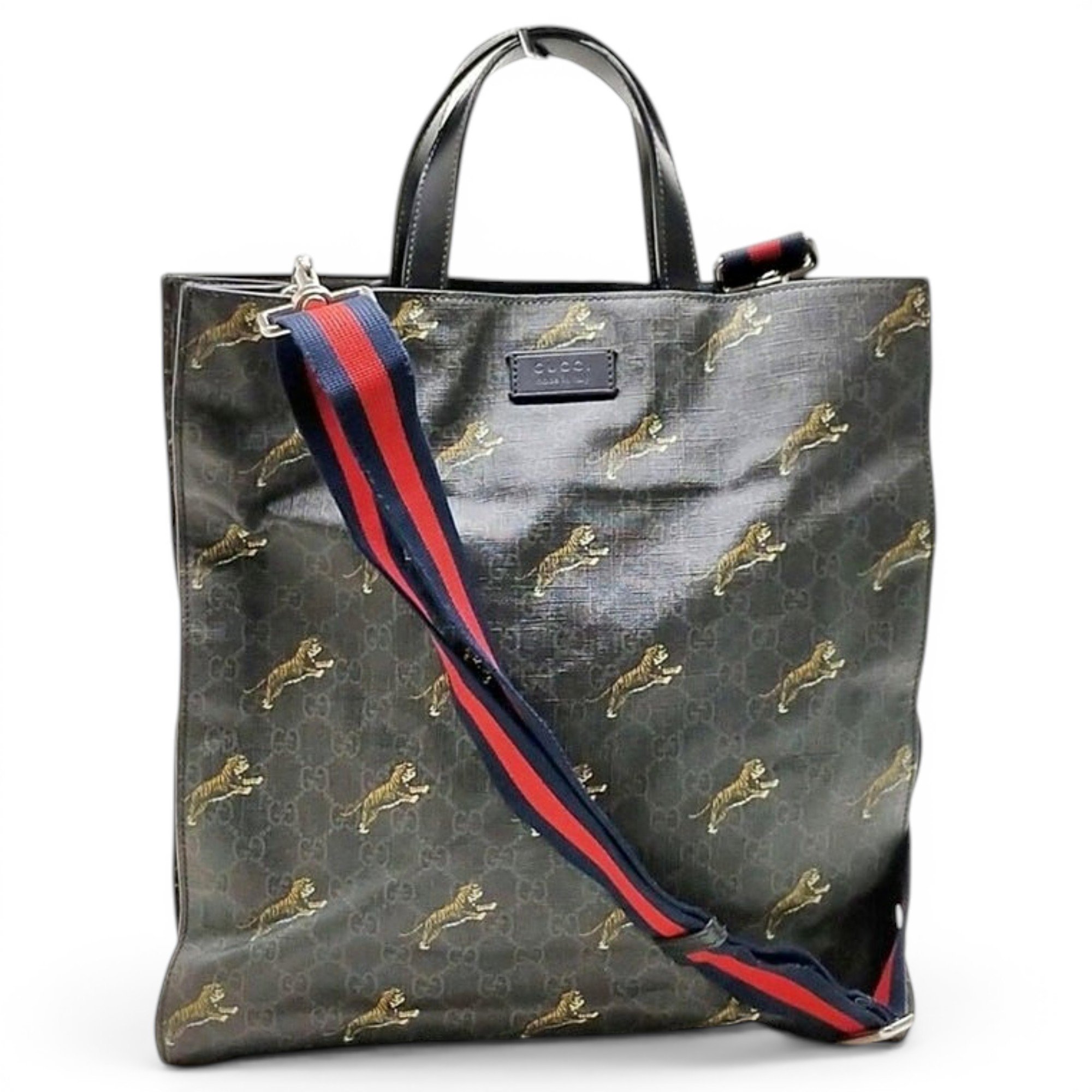Leather tote