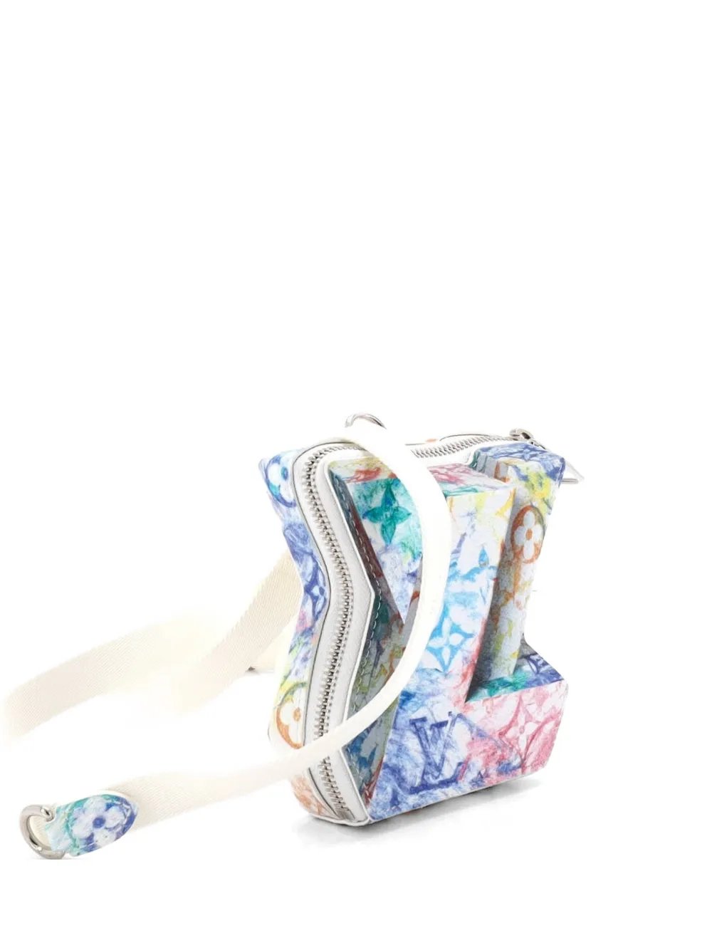 LV Block Limited Edition Monogram Pastel Multicolor crossbody bag